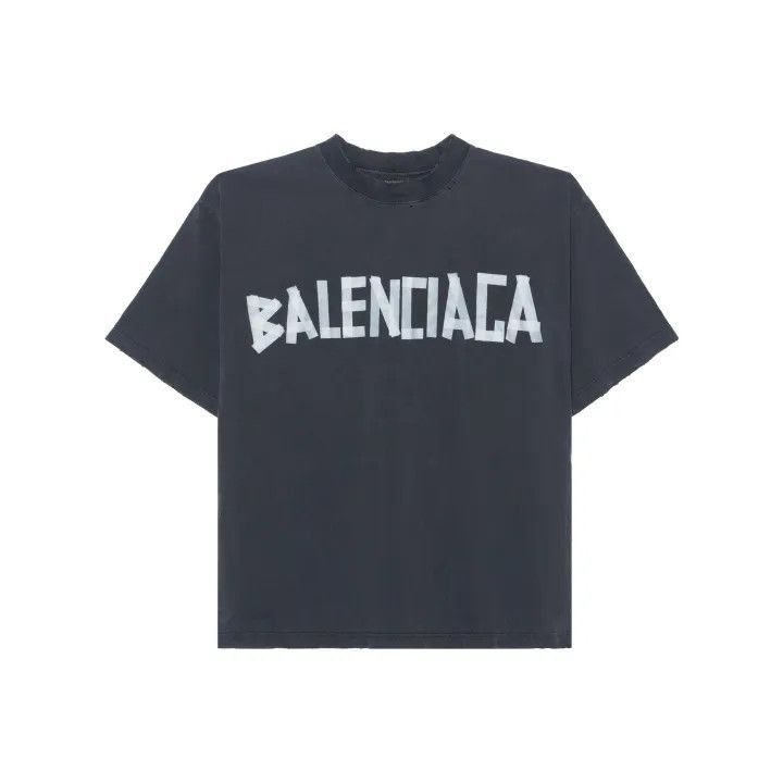 Balenciaga Balenciaga Logo Crew Neck Short Sleeve T-Shirt 0079-2507 Size US S / EU 44-46 / 1 - 1 Thumbnail