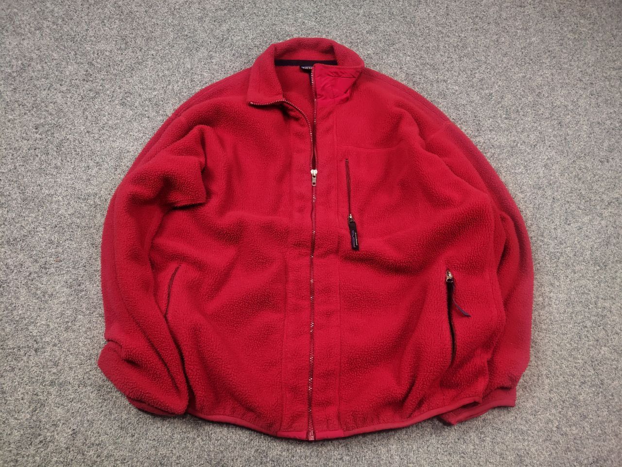Patagonia Vintage 90's Patagonia Synchilla Zip Red Fleece Jacket 25410 Size US XL / EU 56 / 4 - 2 Thumbnail