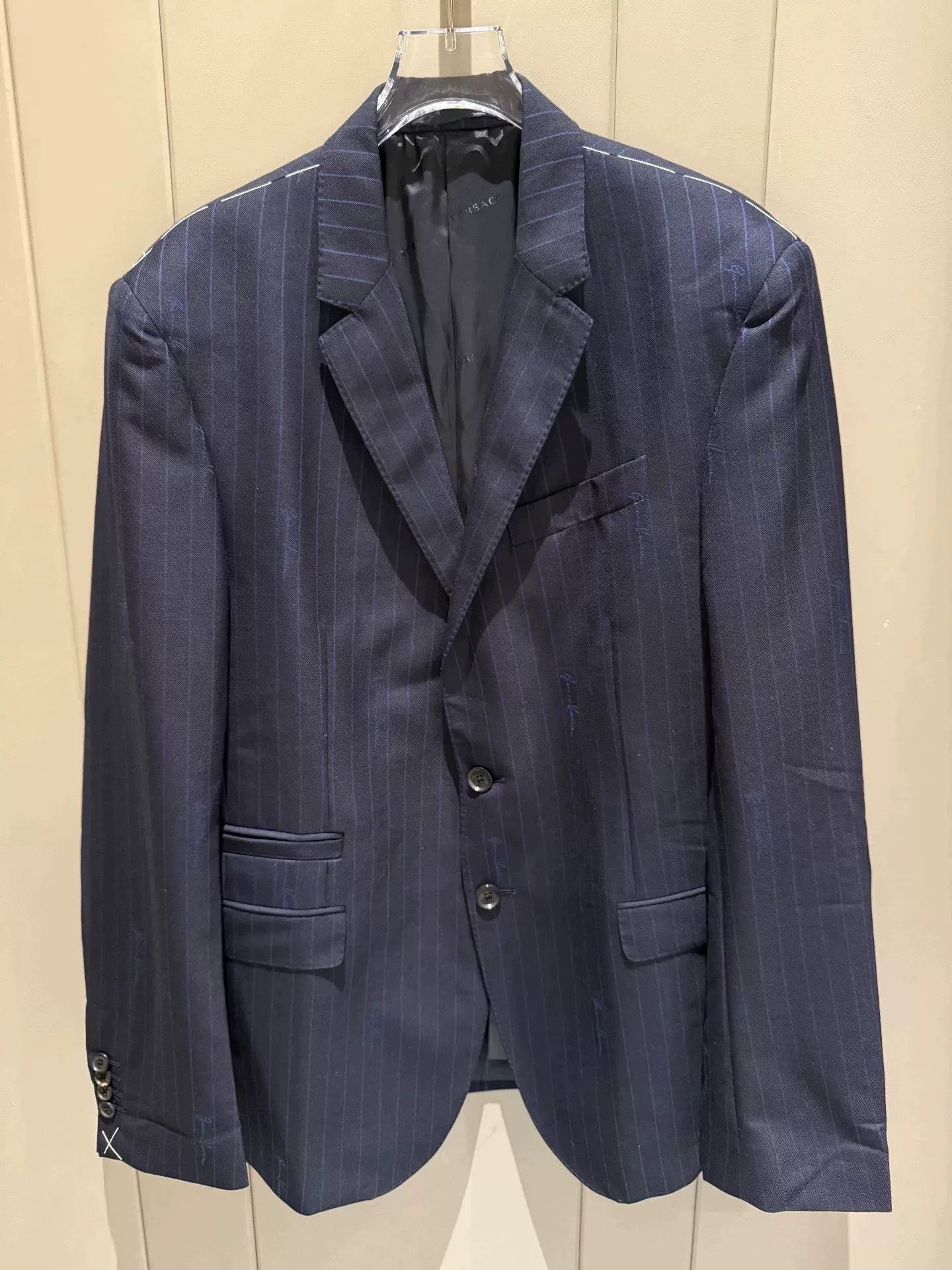 Versace VERSACE Wool Suit Size US M / EU 48-50 / 2 - 1 Thumbnail