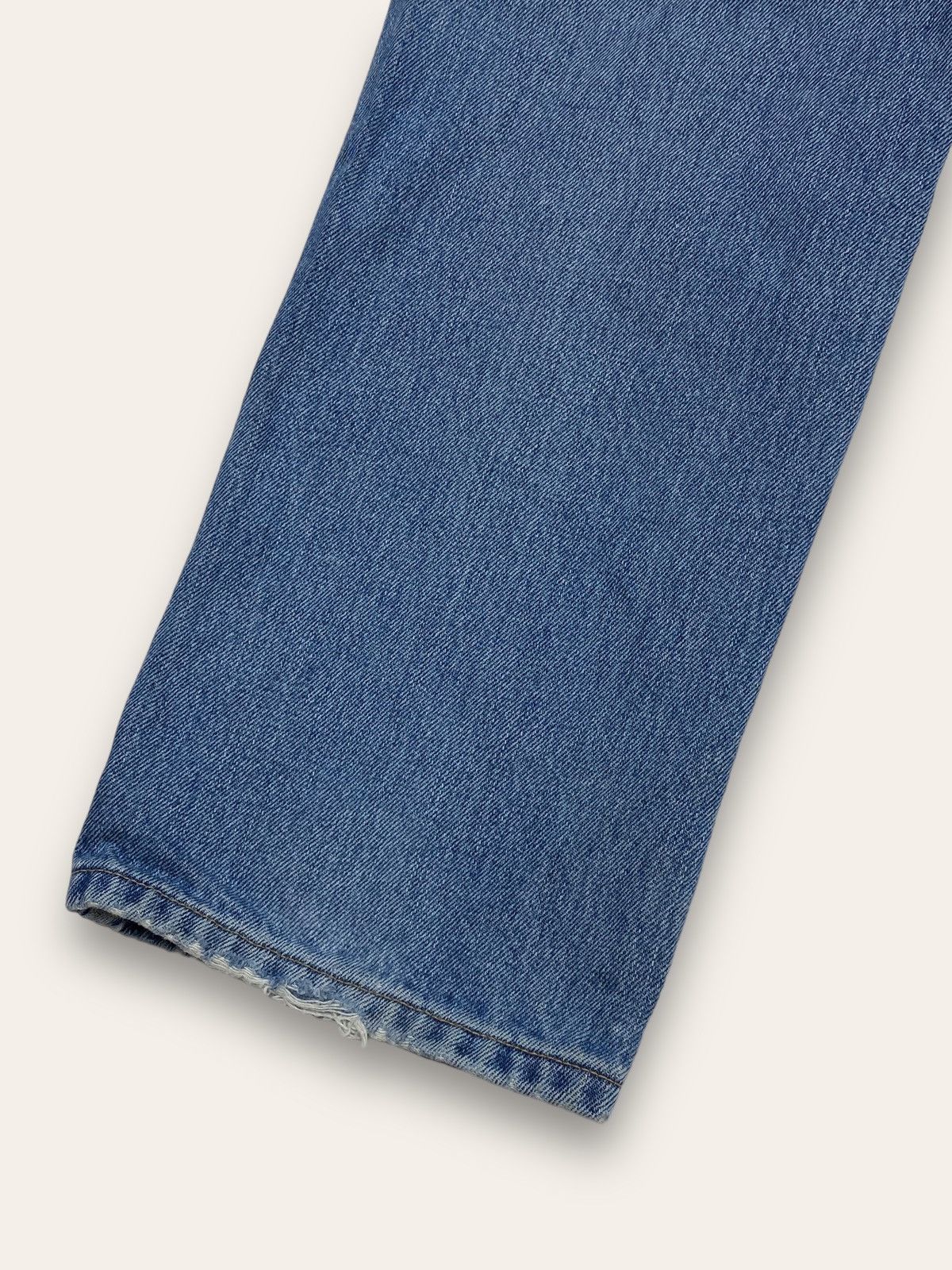 Jean Vintage WRANGLER Denim Baggy Jeans Light Blue Size US 32 / EU 48 - 12 Thumbnail