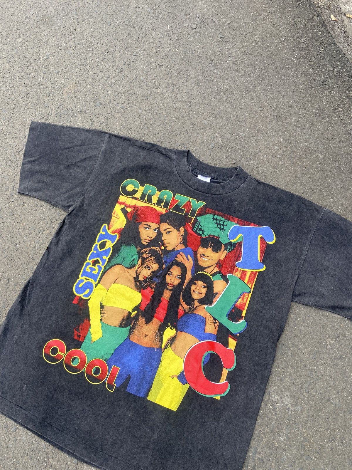Rap Tees × Vintage TLC RAPTEES BOOTLEG Size US XL / EU 56 / 4 - 3 Thumbnail
