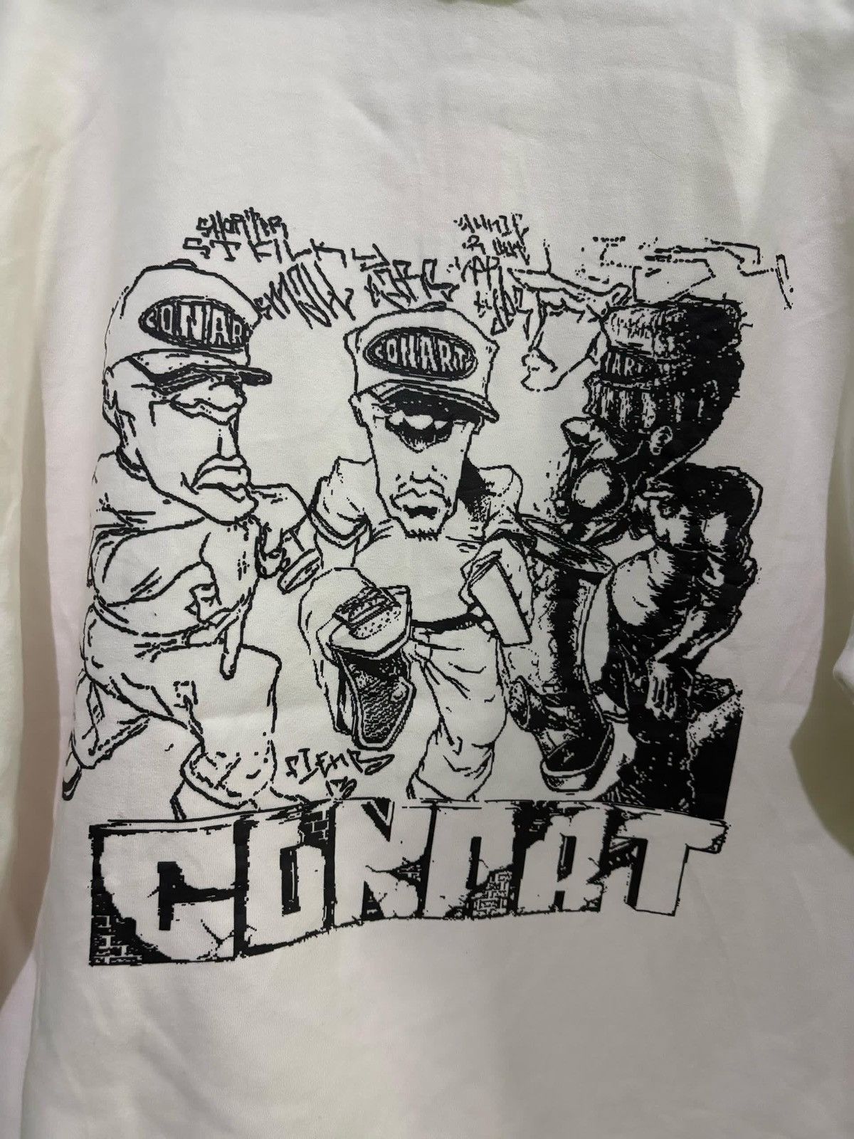 Rap Tees × Vintage VTG Conart Hoodie Big Logo Design HipHop Group Art Design Size US L / EU 52-54 / 3 - 8 Thumbnail