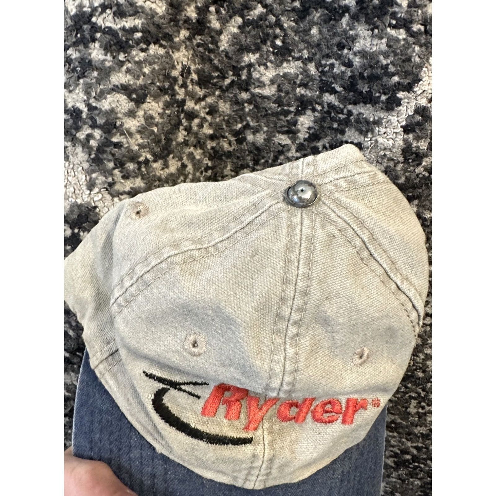 Vintage VINTAGE Ryder Hat Adjustable Blue Mens Size ONE SIZE - 5 Thumbnail