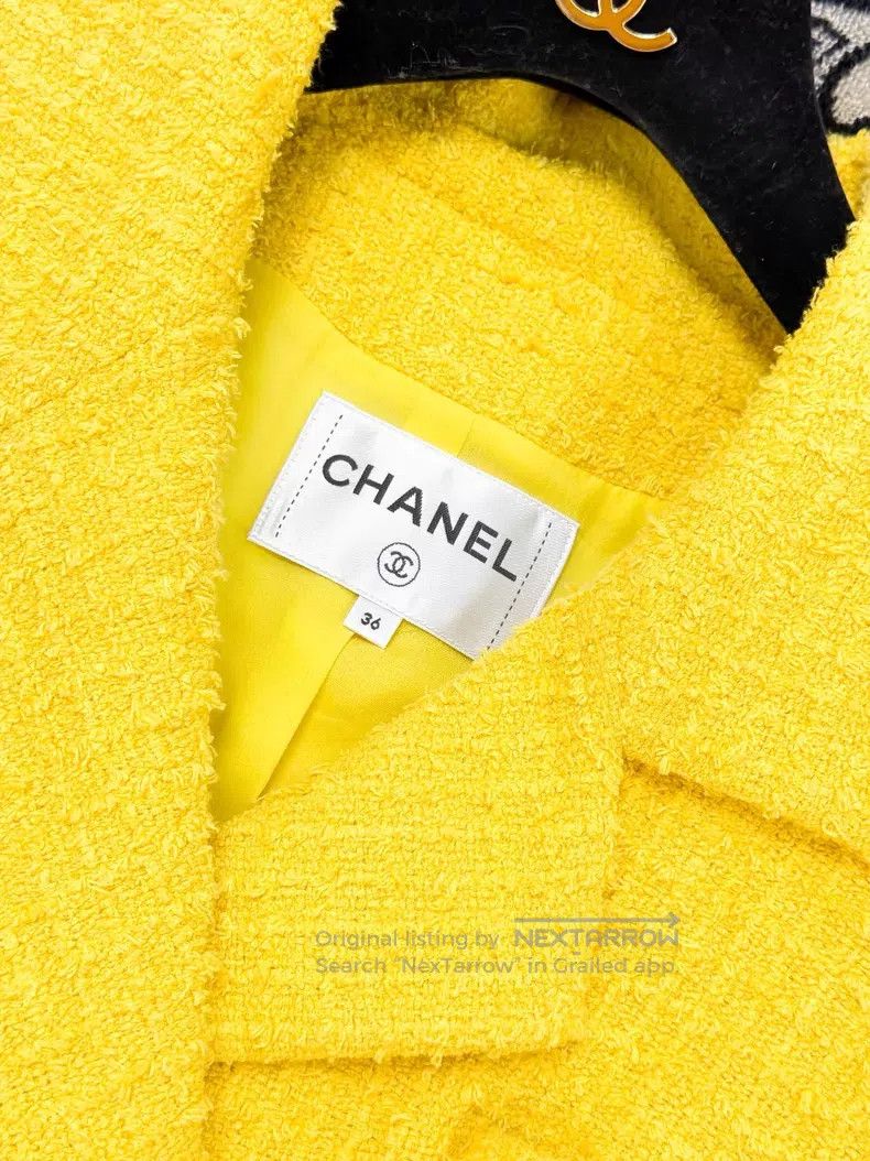 Chanel Chanel Tweed glazed buckle long-sleeved woven jacket Size XS / US 0-2 / IT 36-38 - 6 Thumbnail