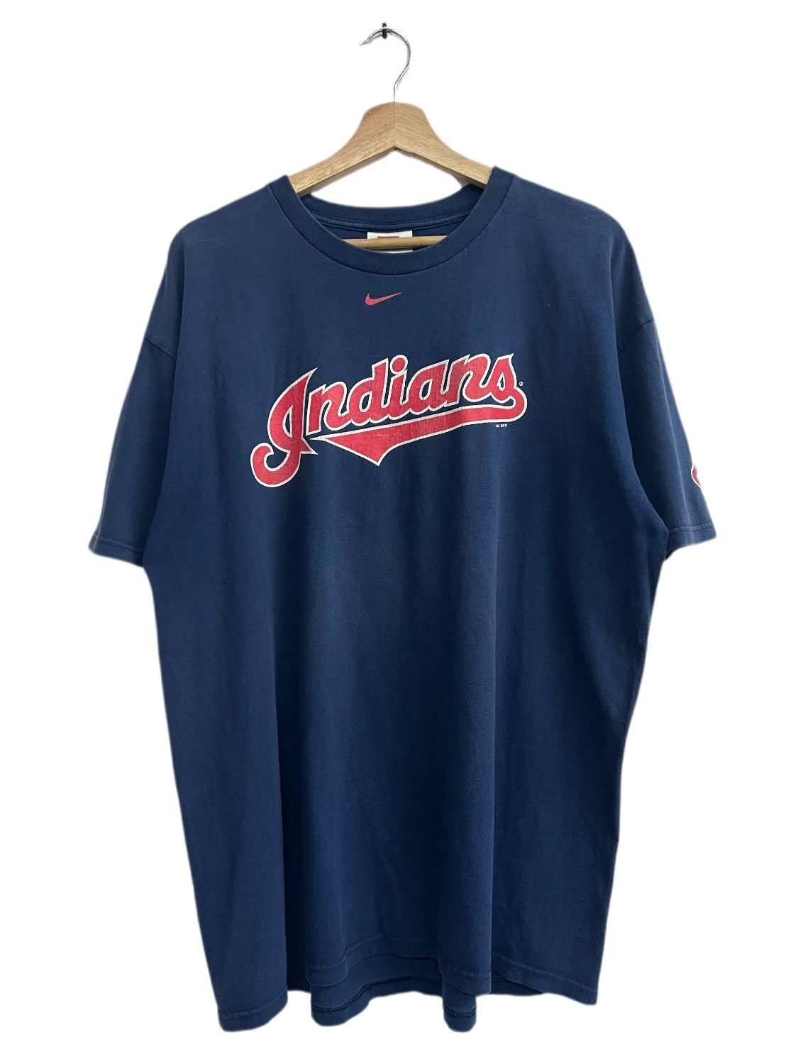 MLB × Nike × Vintage Vintage Rare Y2K Nike Indians MLB Tee Size US L / EU 52-54 / 3 - 1 Thumbnail
