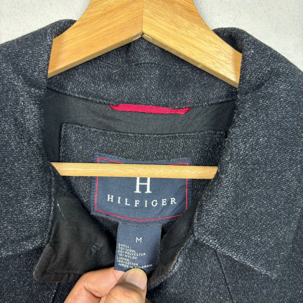 Tommy Hilfiger Tommy Hilfiger Black Wool Double Pocket Jacket Size US M / EU 48-50 / 2 - 7 Thumbnail