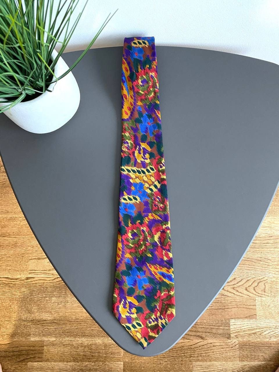 Missoni Missoni Silk Tie Multicolor Abstract Pattern, Made in Italy Size ONE SIZE - 2 Thumbnail