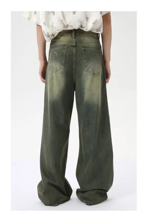 Jean Matsumaru x Kon Baggy Wide Leg Denim Jeans Size US 33 - 3 Thumbnail