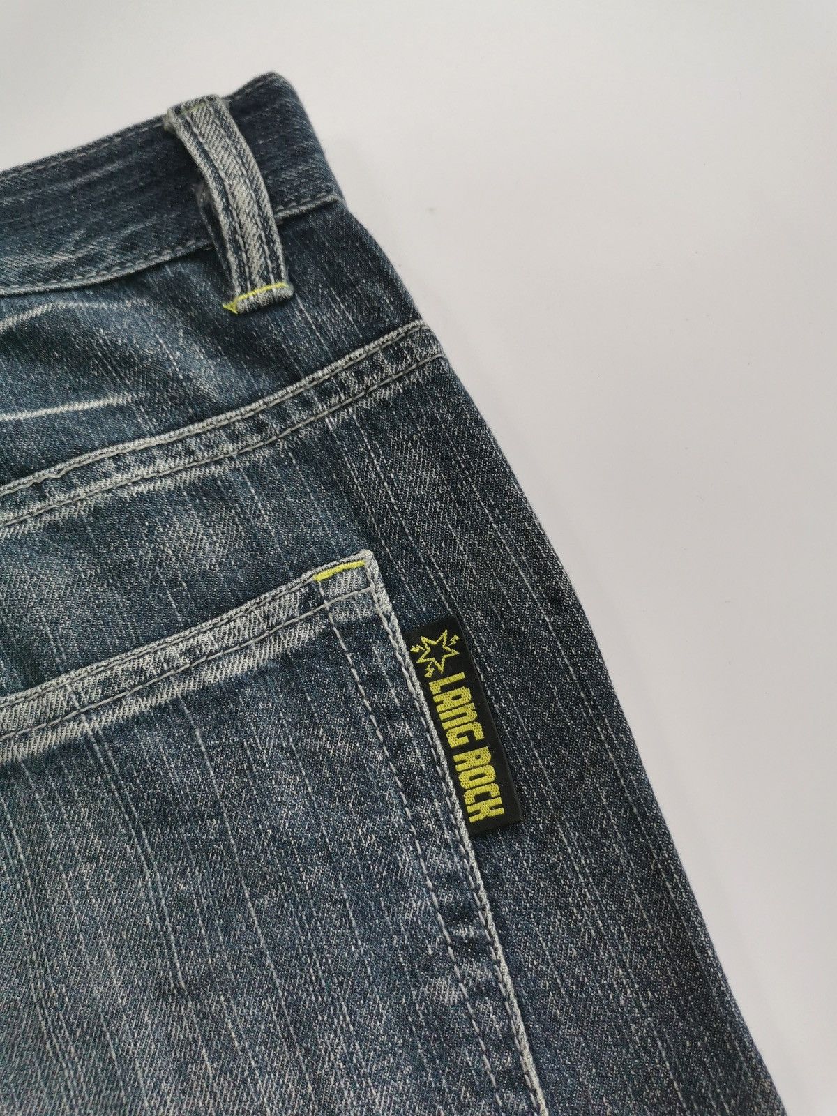 Other Lang Rock Print Denim Jeans Size US 30 / EU 46 - 8 Thumbnail