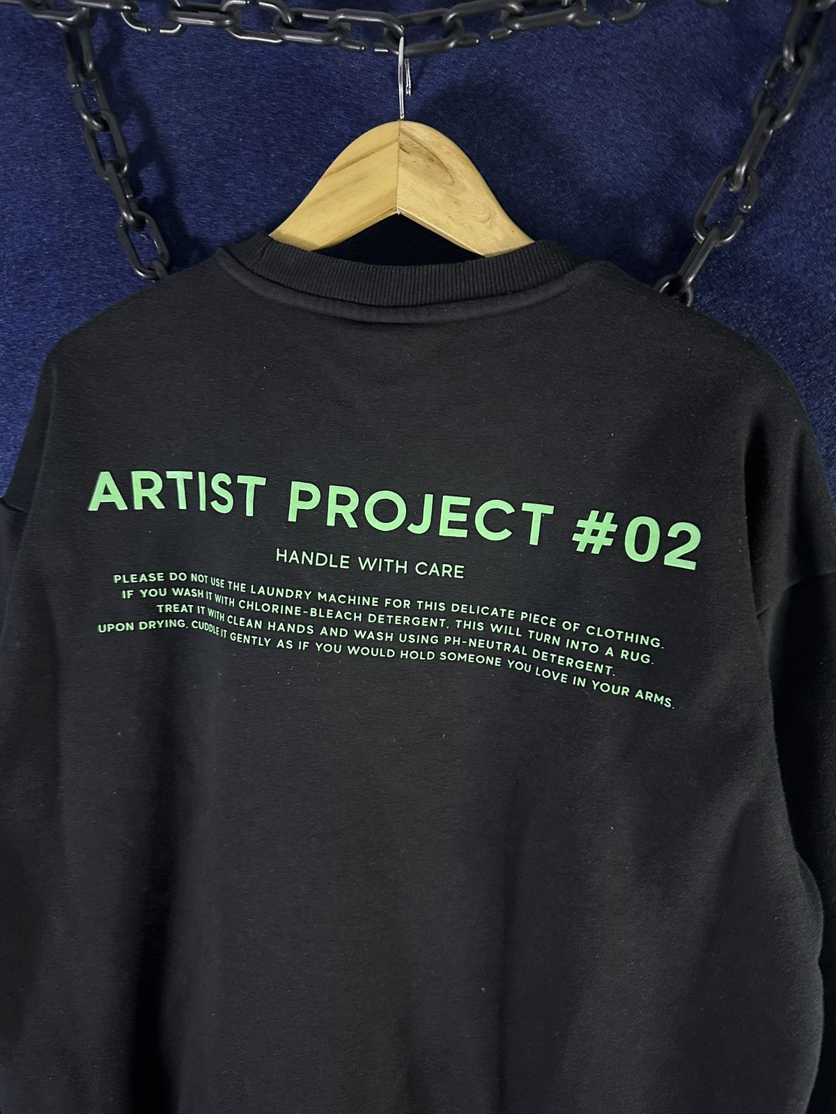 Jean-Michel Basquiat Rare Crewneck JMB/Jean Michel Basquiat x CLRIDE.n Size US L / EU 52-54 / 3 - 8 Thumbnail
