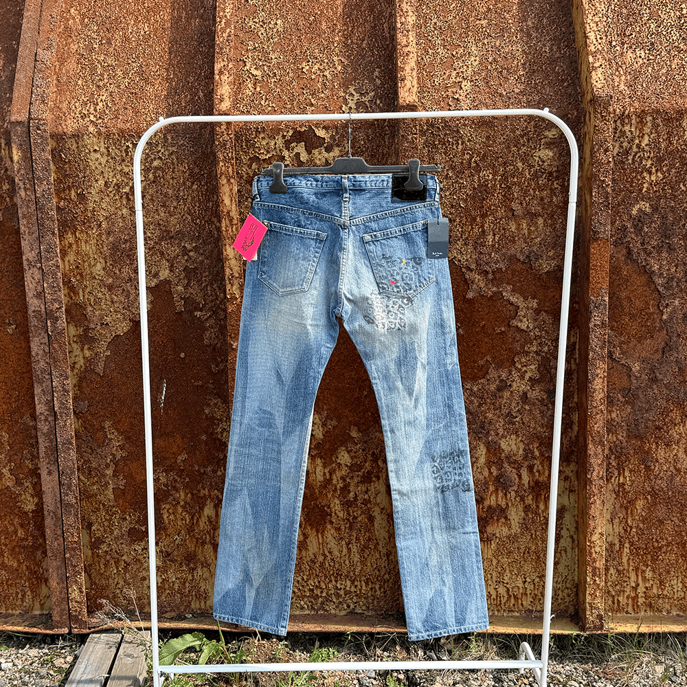 Japanese Brand × Paul Smith × Vintage Paul Smith Cheetah Jeans (Rare) Size US 32 / EU 48 - 2 Thumbnail