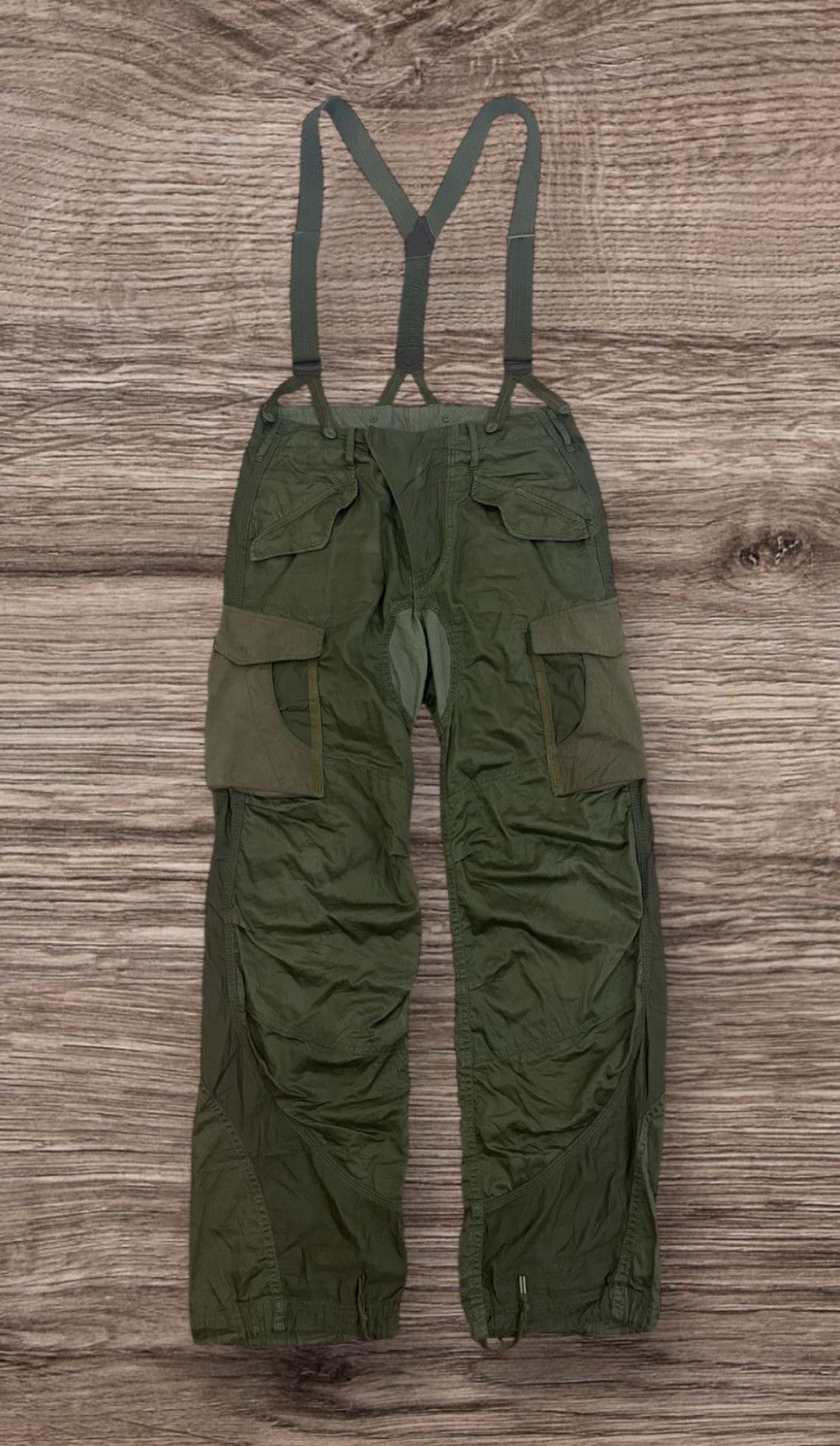 Japanese Brand 💸BINDING OFFER💸 G.O.A Suspender Flared Cargo Pants Size US 32 / EU 48 - 1 Thumbnail