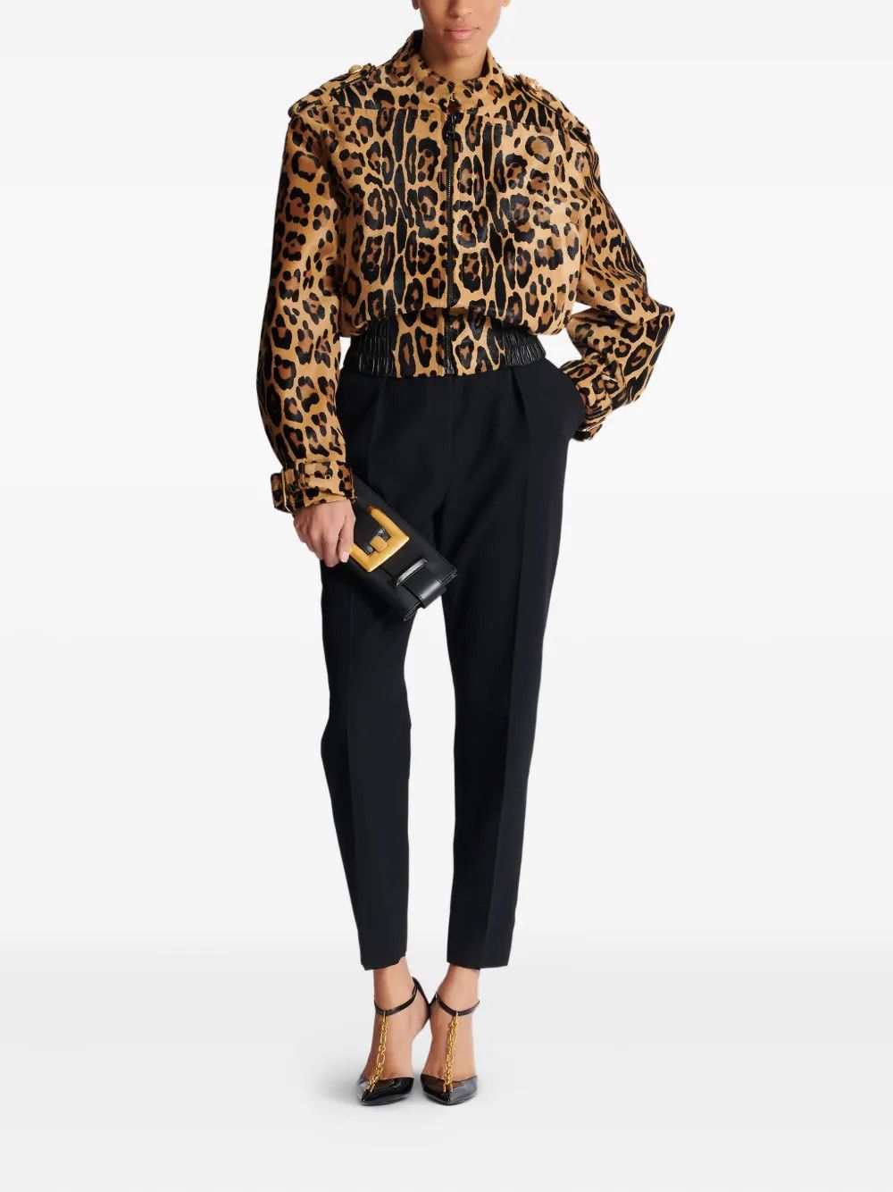 Balmain os11x0326 Size: OS / Anthem Clutch Bag in Black Size ONE SIZE - 2 Thumbnail