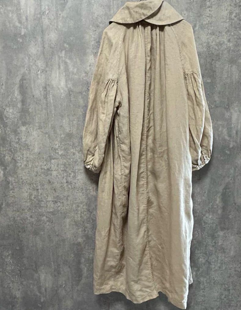 Kapital Linen Peter Pan Collar Long Coat-2506 Size US S / EU 44-46 / 1 - 2 Thumbnail