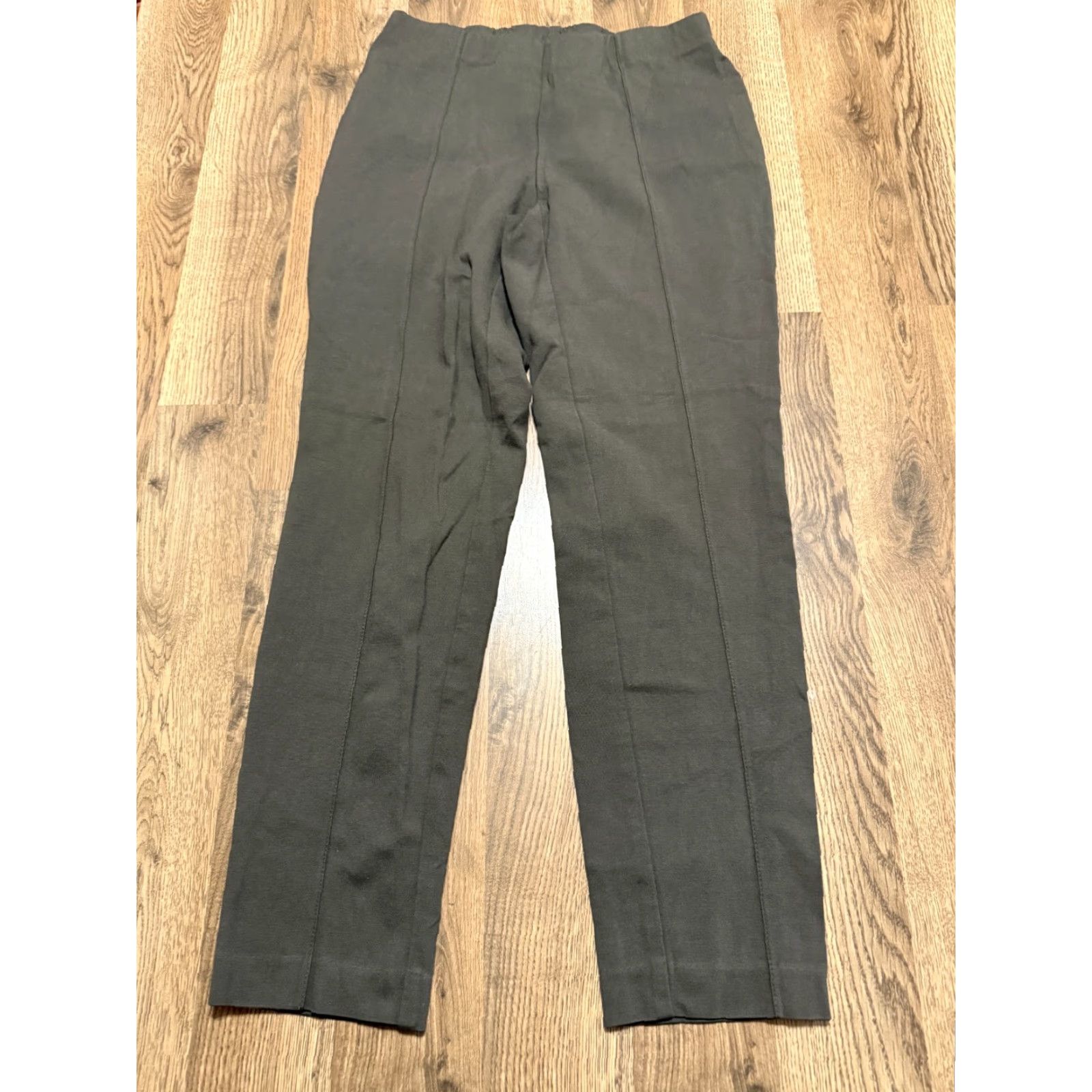 J. Jill J. Jill Pants Women's Small Green Pull On Ponte Slim Leg 28" Inseam Casual Size 28" / US 6 / IT 42 - 2 Thumbnail
