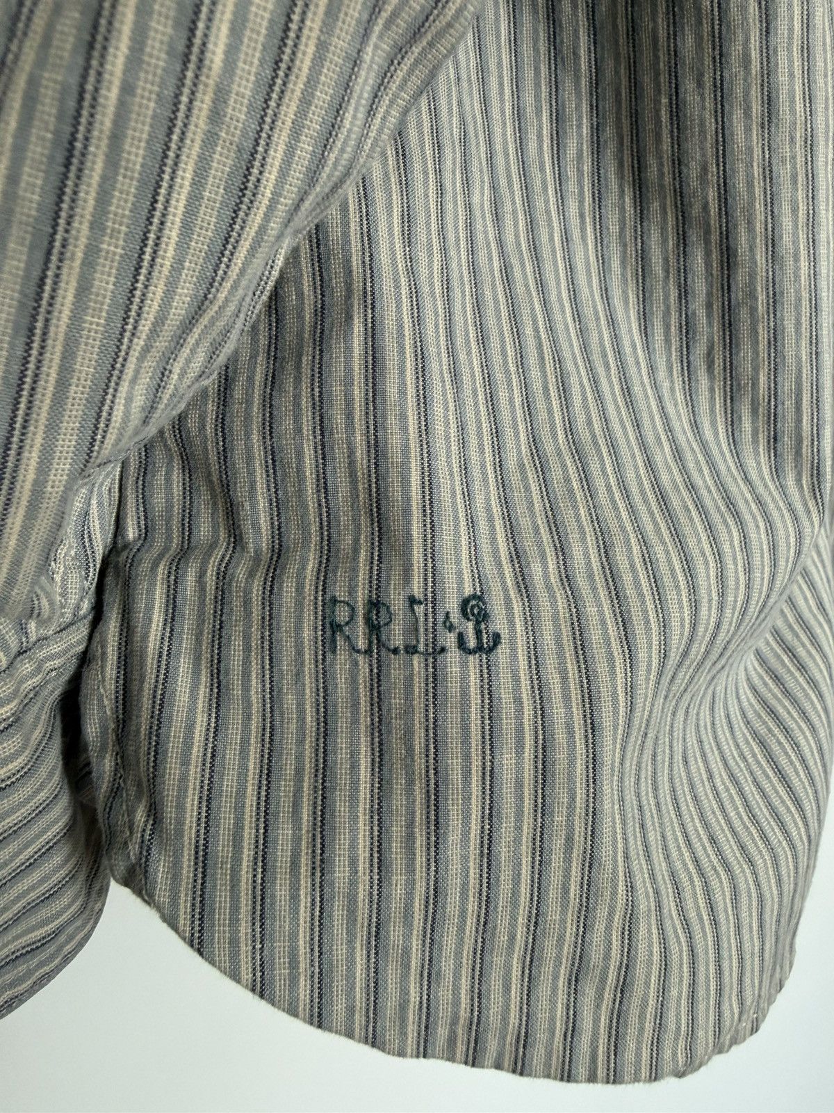 RRL Ralph Lauren Band Collar Popover Size US XL / EU 56 / 4 - 4 Thumbnail