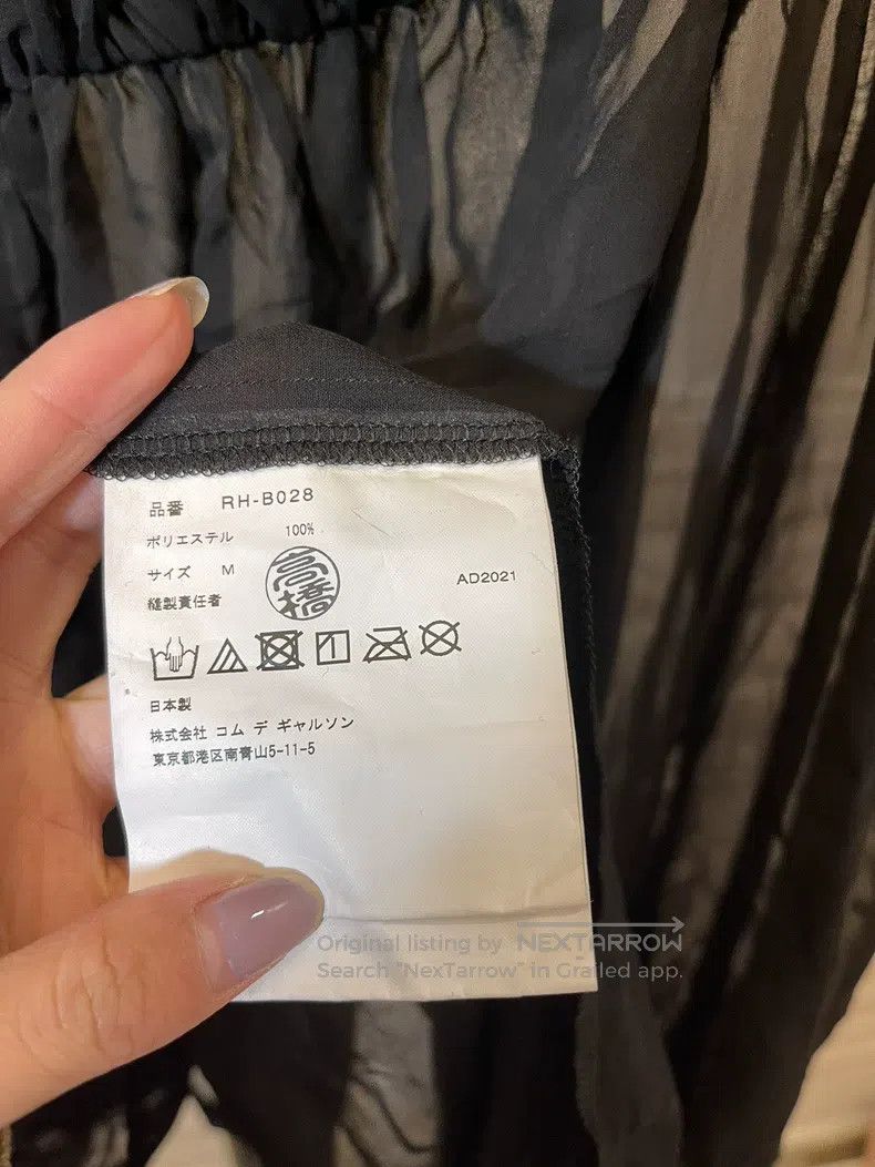 Comme des Garcons Comme Des Garcons Black Lace Round Neck Blouse Size M / US 6-8 / IT 42-44 - 5 Thumbnail