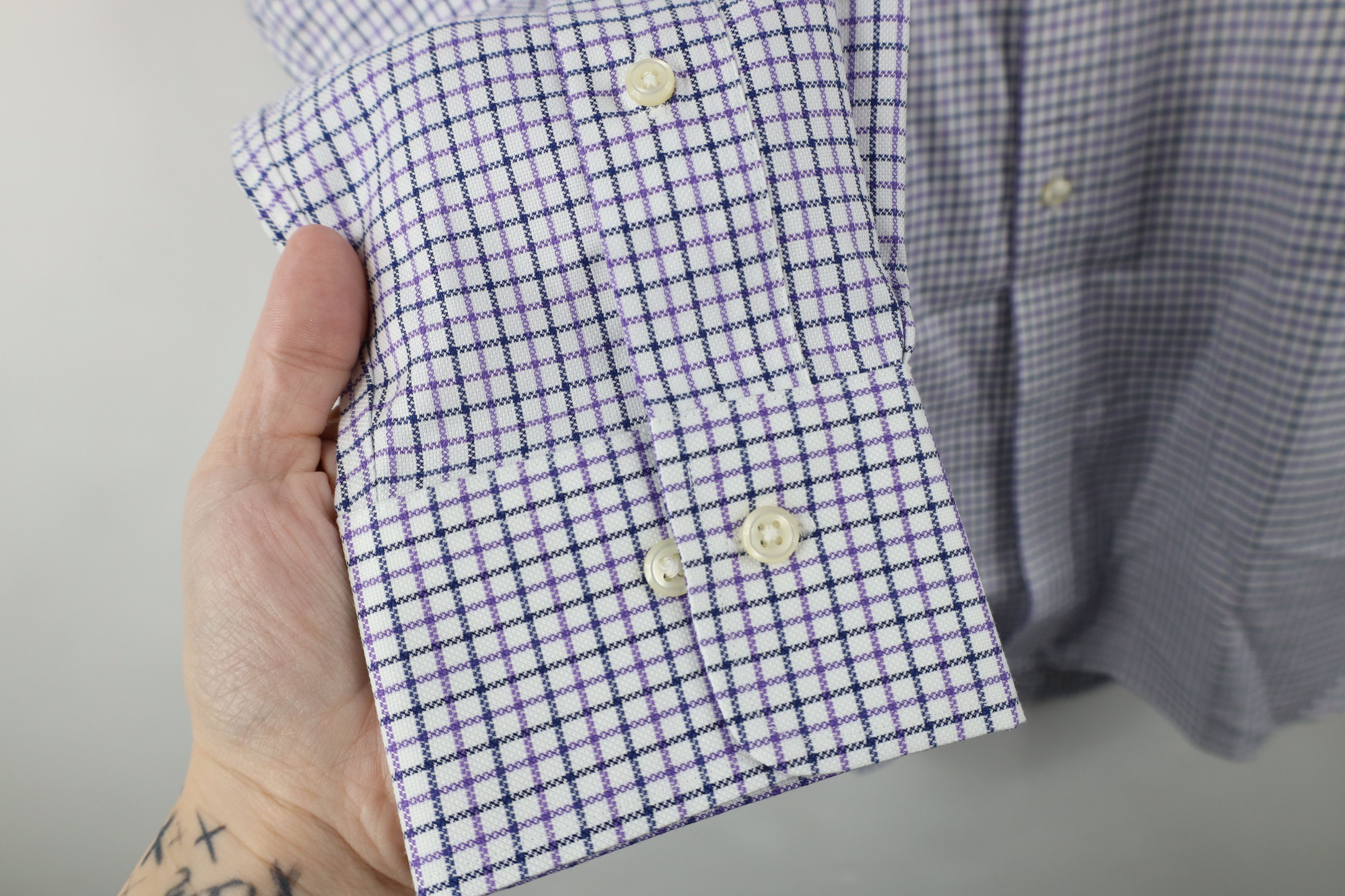 Ralph Lauren × Vintage New Ralph Lauren Fit Easy Care Collared Button Shirt Plaid Size US M / EU 48-50 / 2 - 7 Thumbnail