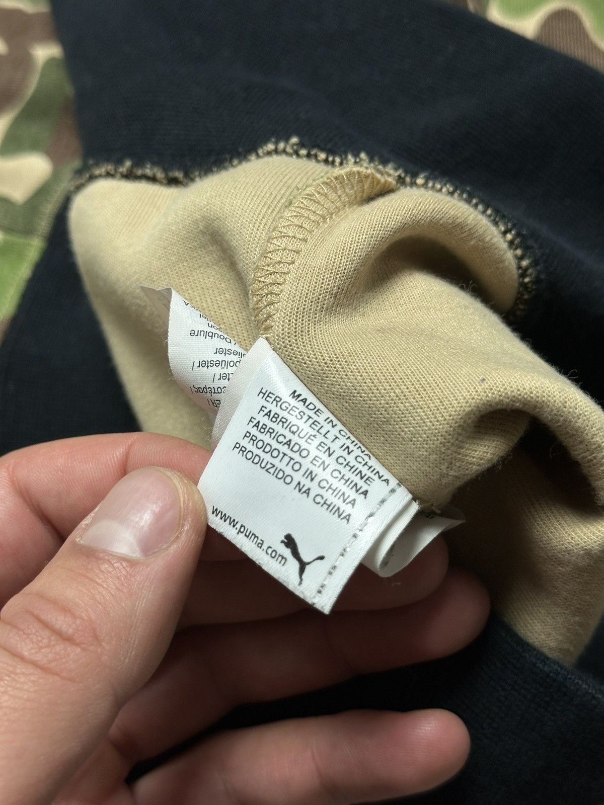 Bape × Puma BAPE X PUMA ABC CAMO SHARK HOODIE USED SIZE MEDIUM BLACK Size US M / EU 48-50 / 2 - 13 Thumbnail