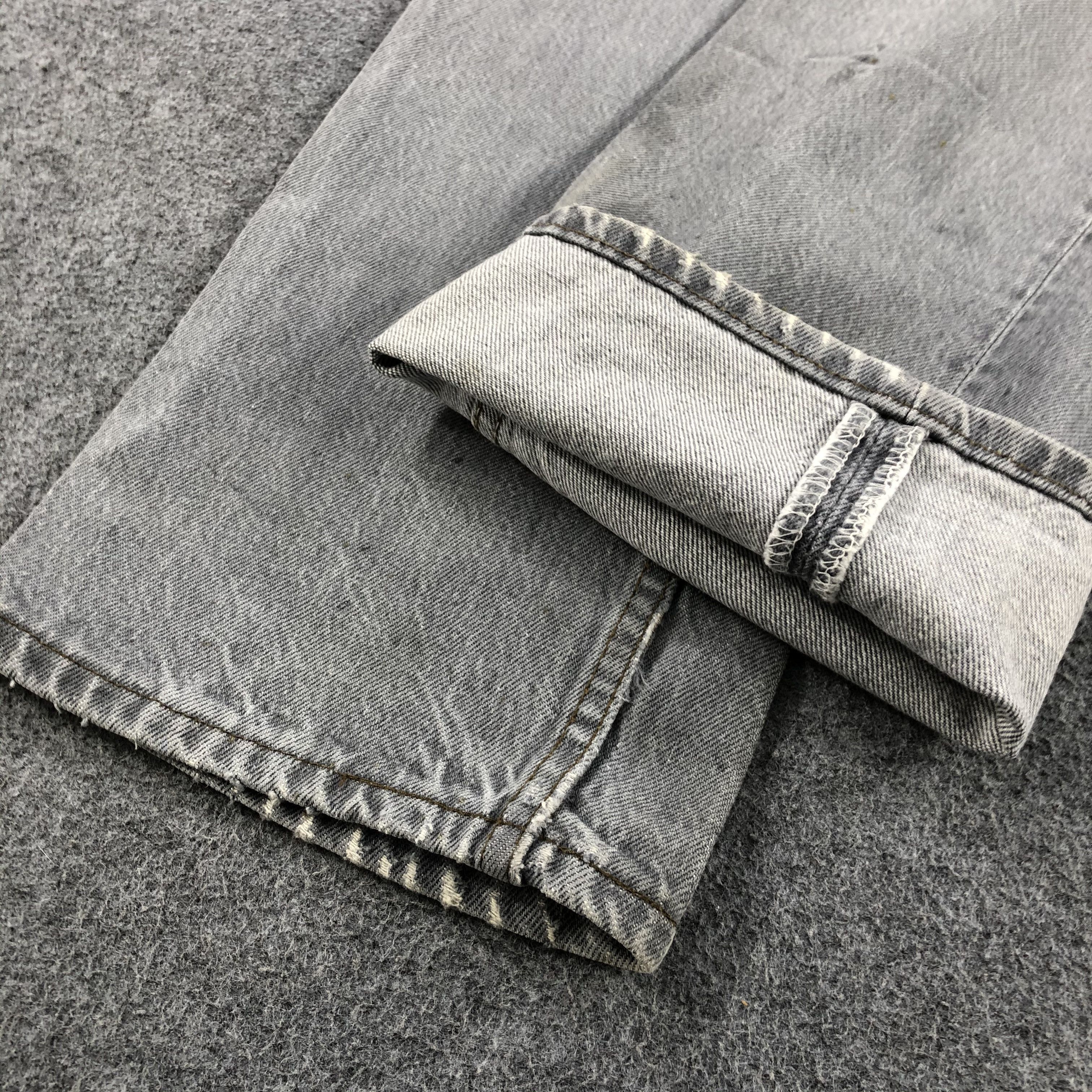 Levi's Vintage 80s Ripped Levis 501 Earth Tone Jeans-J1425 Size US 33 - 7 Thumbnail