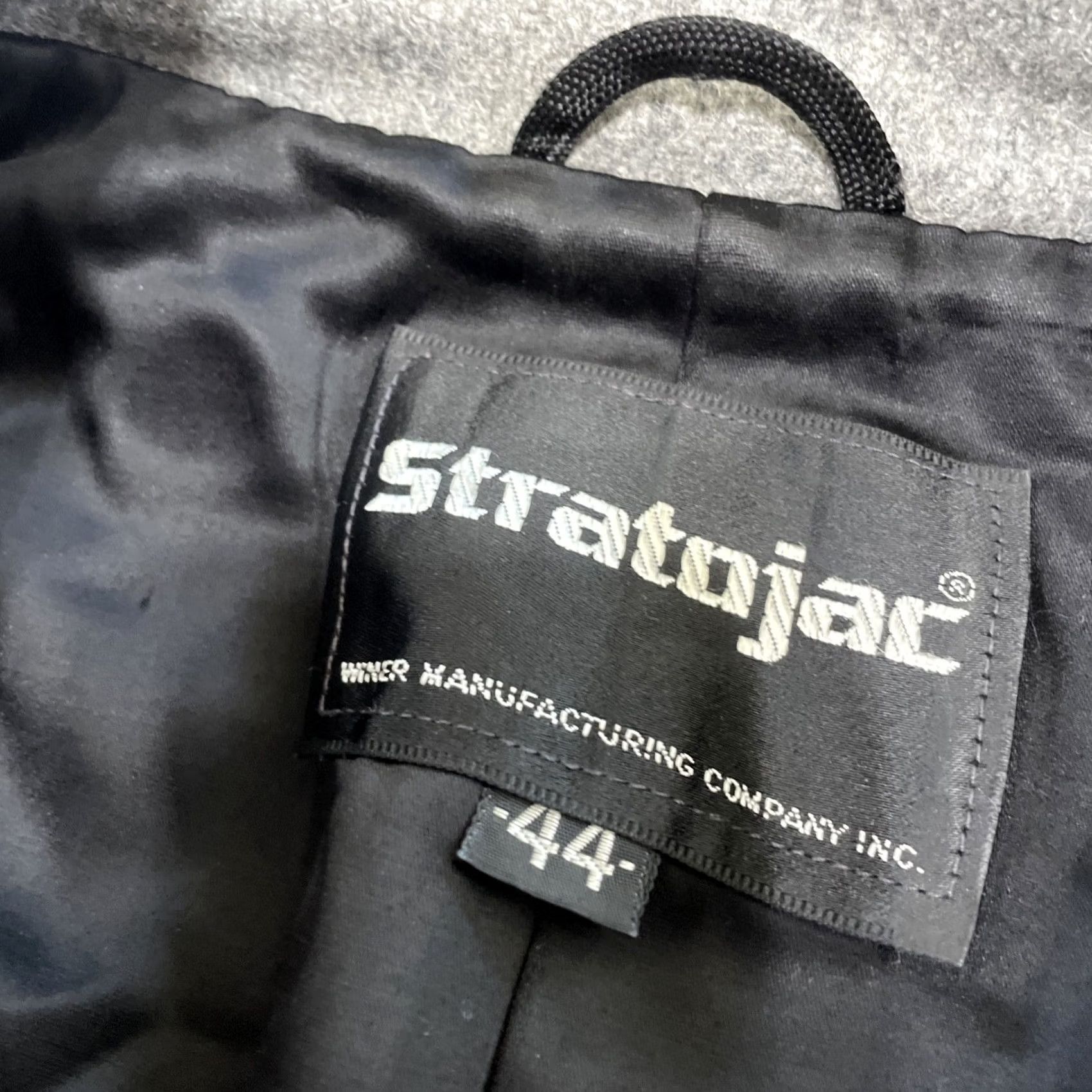 Doublet VINTAGE Stratojac Jacket Coat Gray 44 Double Breasted Wool Overcoat Heavyweight Mens 44R Epaulets Peak Lapel Vintage Overcoat Size US S / EU 44-46 / 1 - 6 Thumbnail