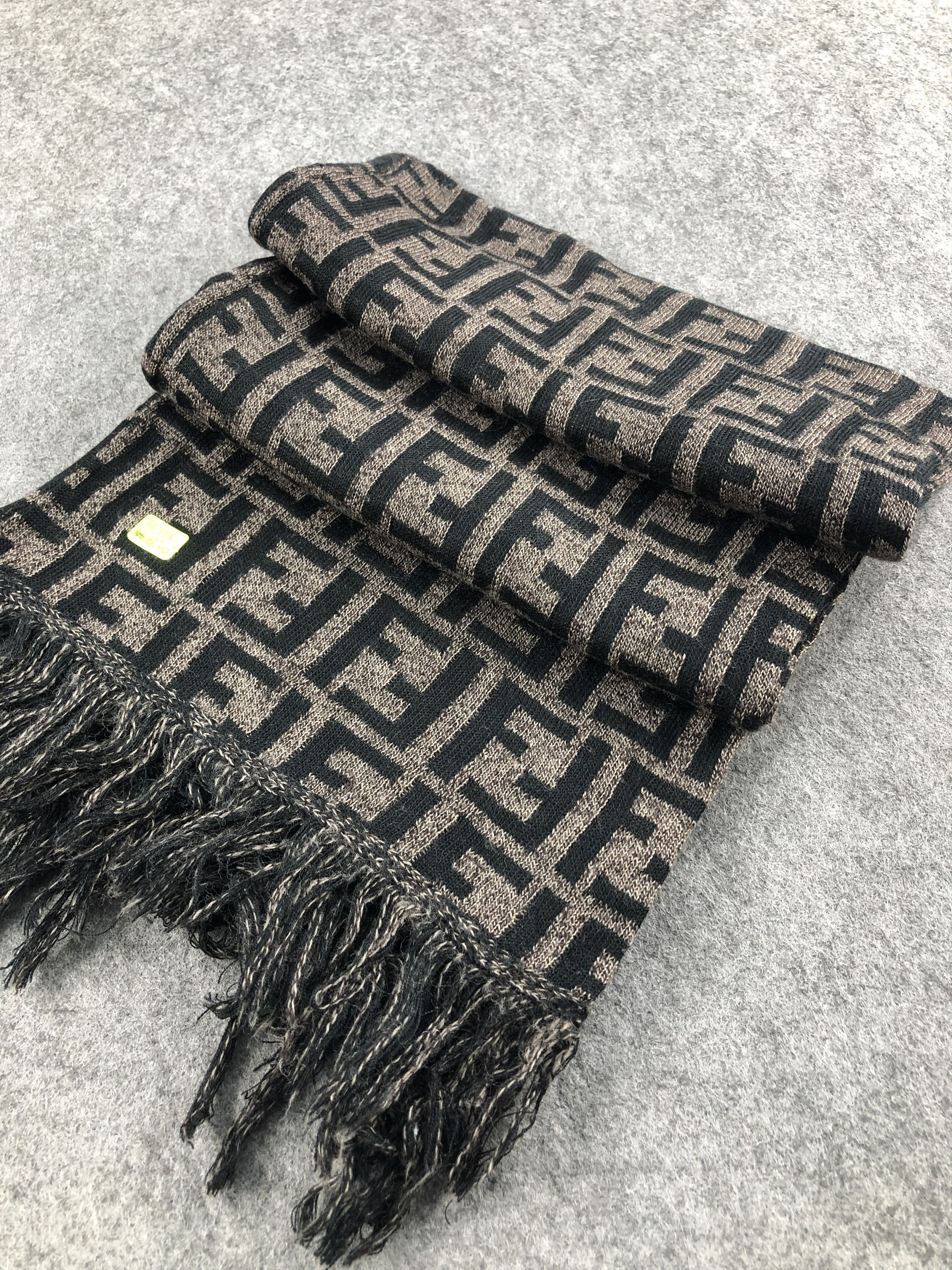 Vintage Fendi Monogram Scarf / Muffler / Neckwear Size ONE SIZE - 2 Thumbnail