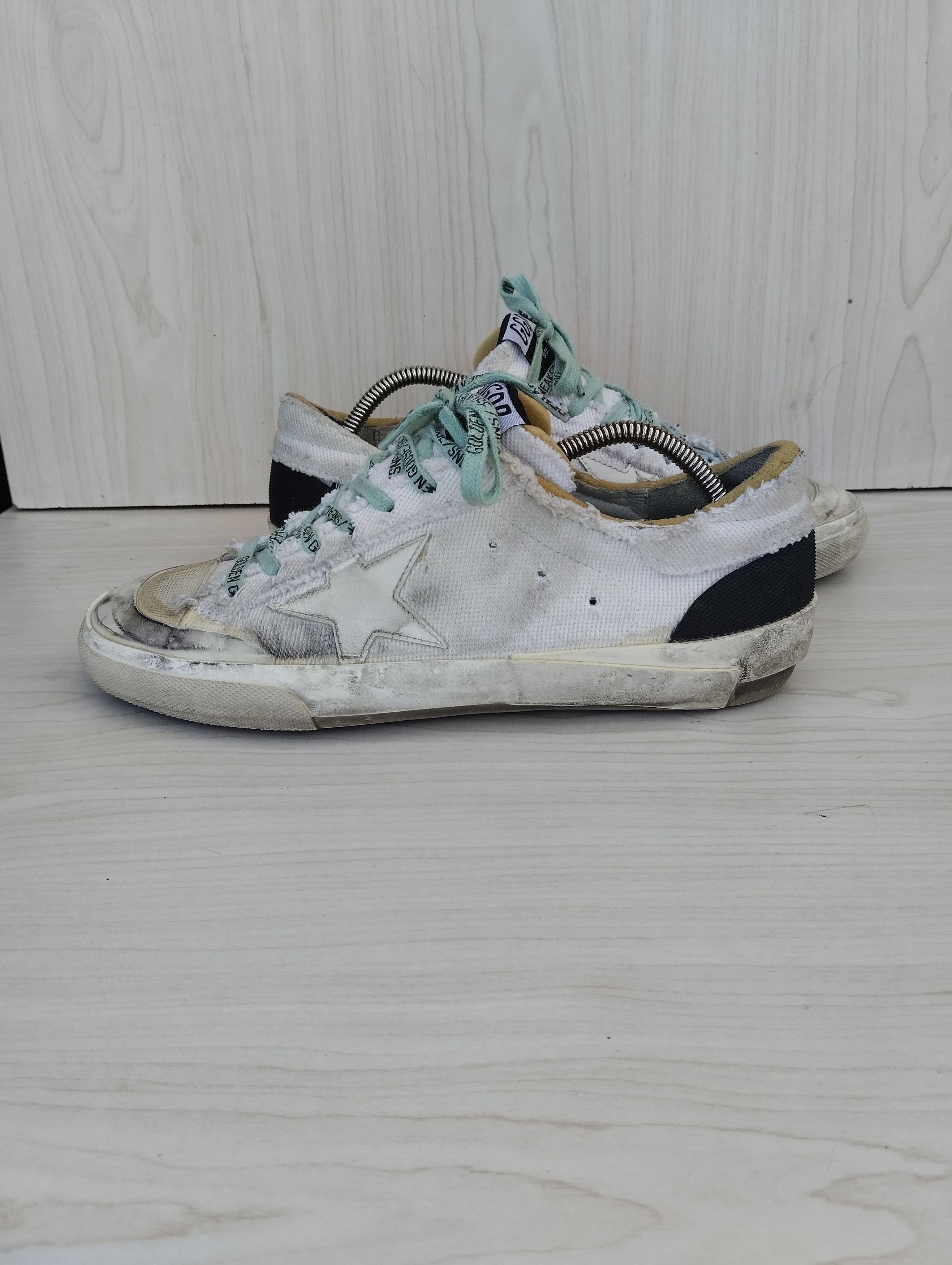 Golden Goose Golden Goose White Canvas Super Size US 9 / EU 42 - 4 Thumbnail