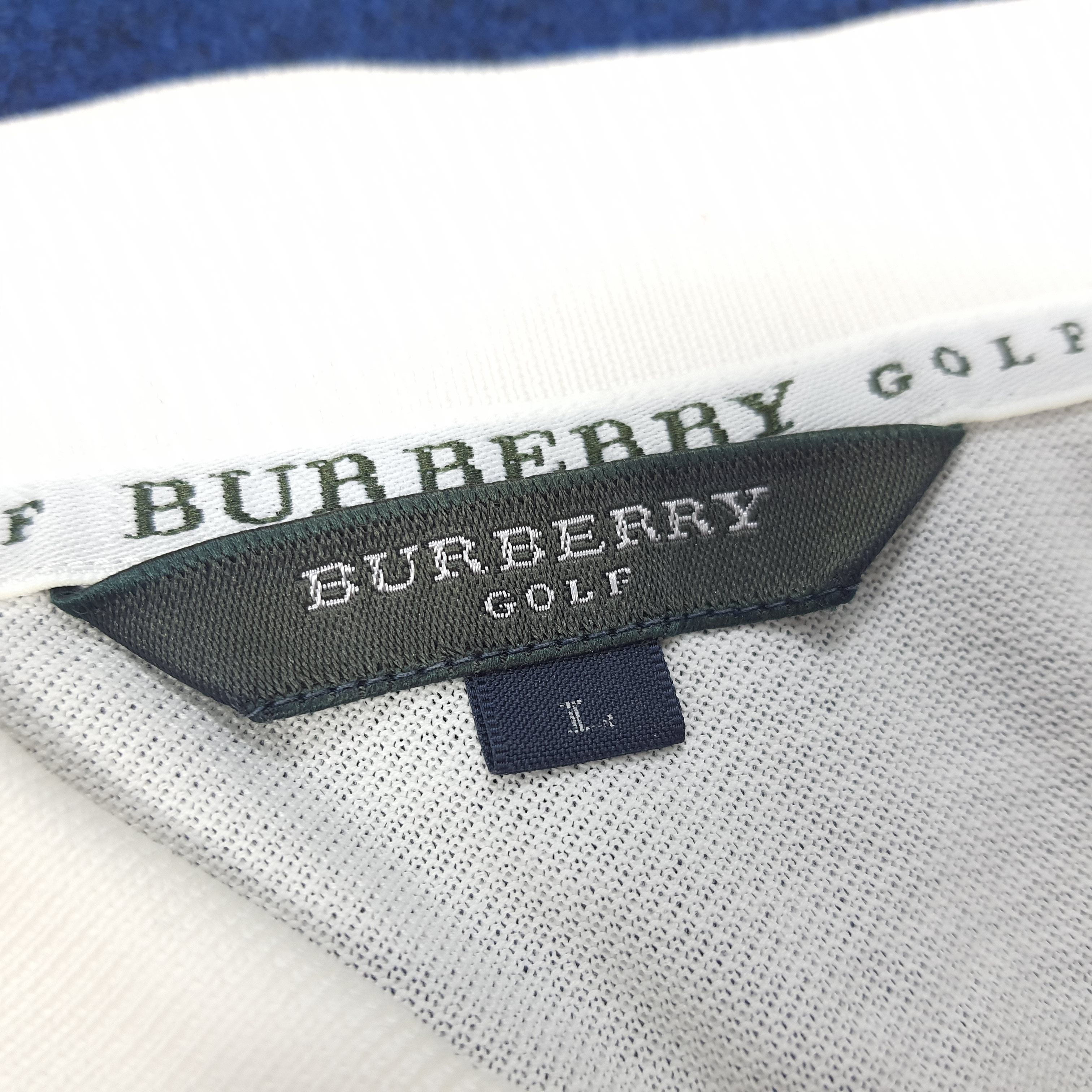 Burberry × Vintage Vintage Burberry Golf Custom Logo Polo Shirt Size US M / EU 48-50 / 2 - 5 Thumbnail