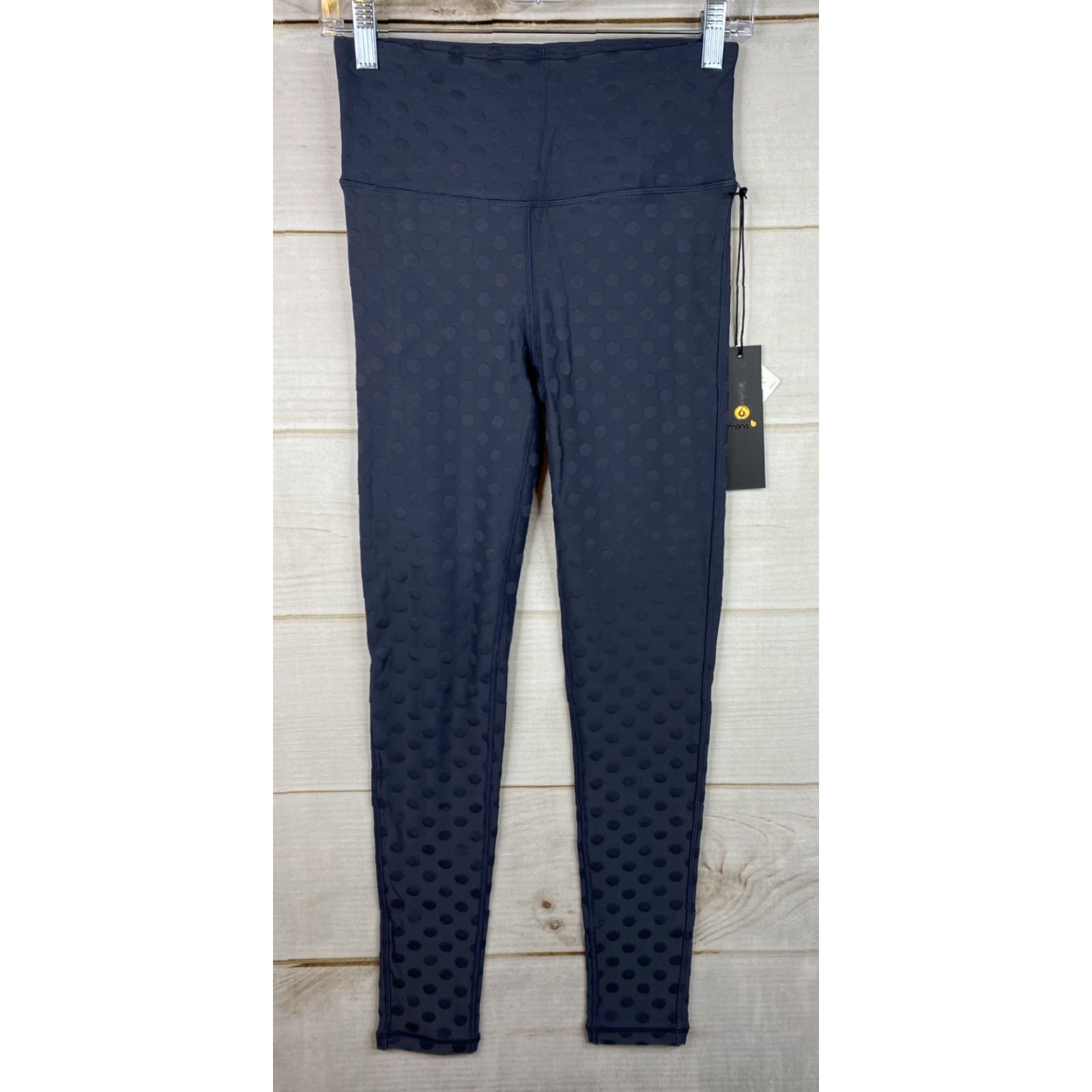 Vintage VINTAGE Mono B Leggings None Women S Gray Polka Dots High Waisted Yoga Running Stretch NWT Size 28" / US 6 / IT 42 - 2 Thumbnail