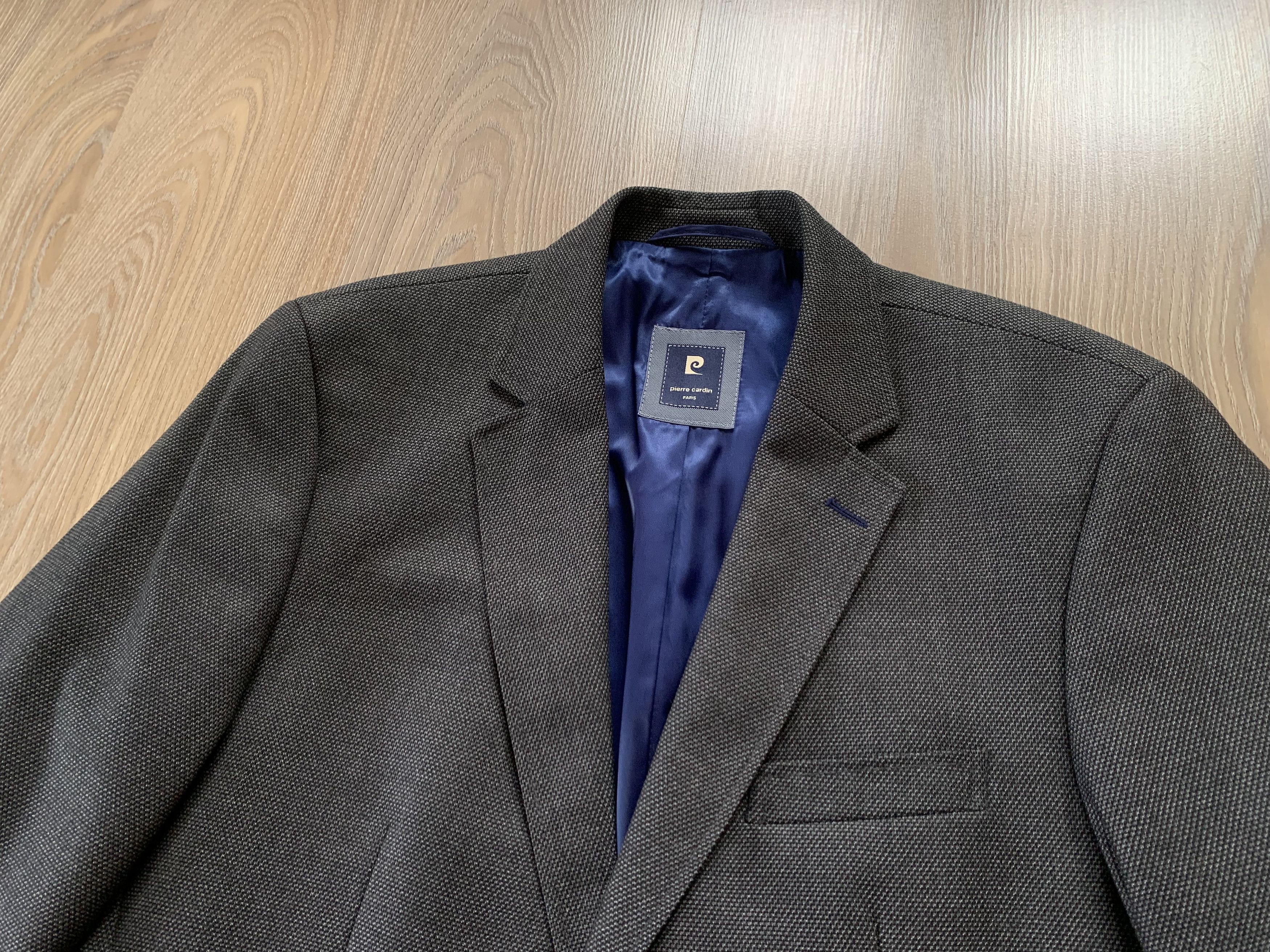 Pierre Cardin Pierre Cardin Wool Grey Patch Blazer Jacket Size US L / EU 52-54 / 3 - 5 Thumbnail