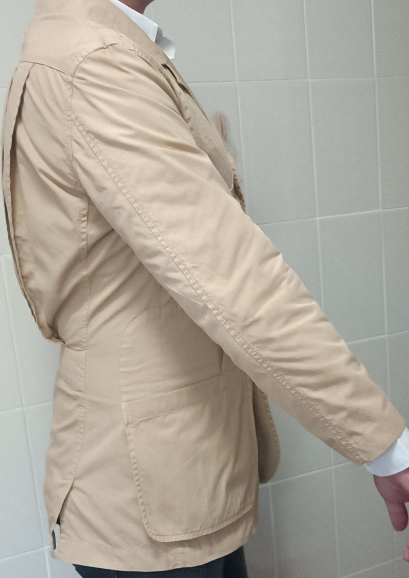 Jean Paul Gaultier SS2003 - Parachute light beige jacket Size US M / EU 48-50 / 2 - 4 Thumbnail