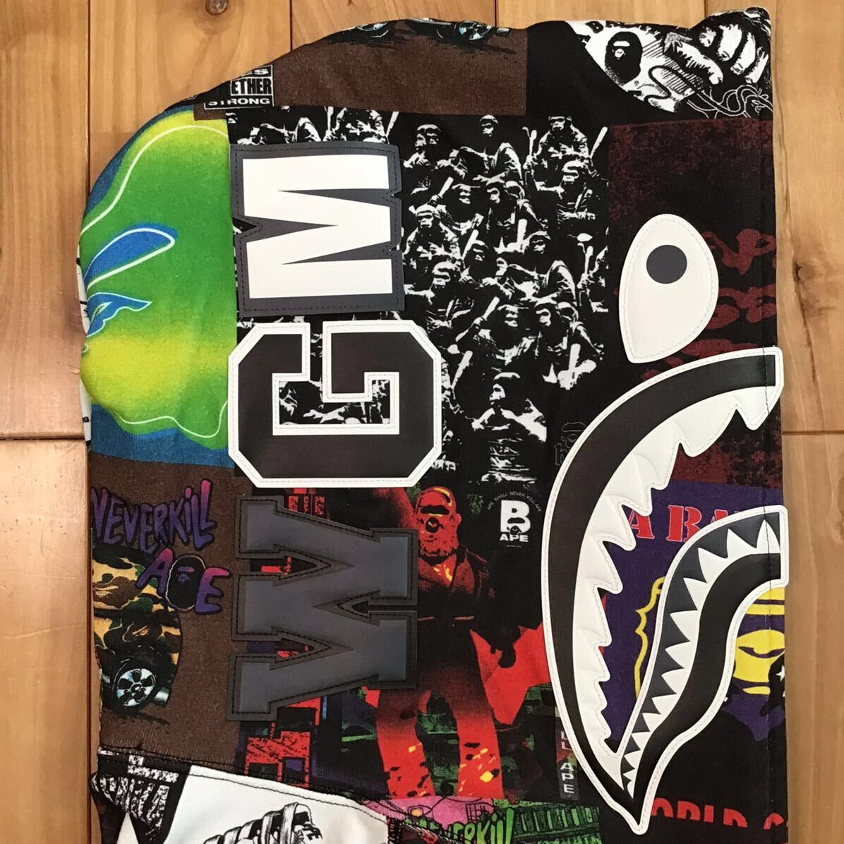 Bape BAPE ALBUM MONOGRAM Shark full zip hoodie a bathing ape Size US S / EU 44-46 / 1 - 4 Thumbnail