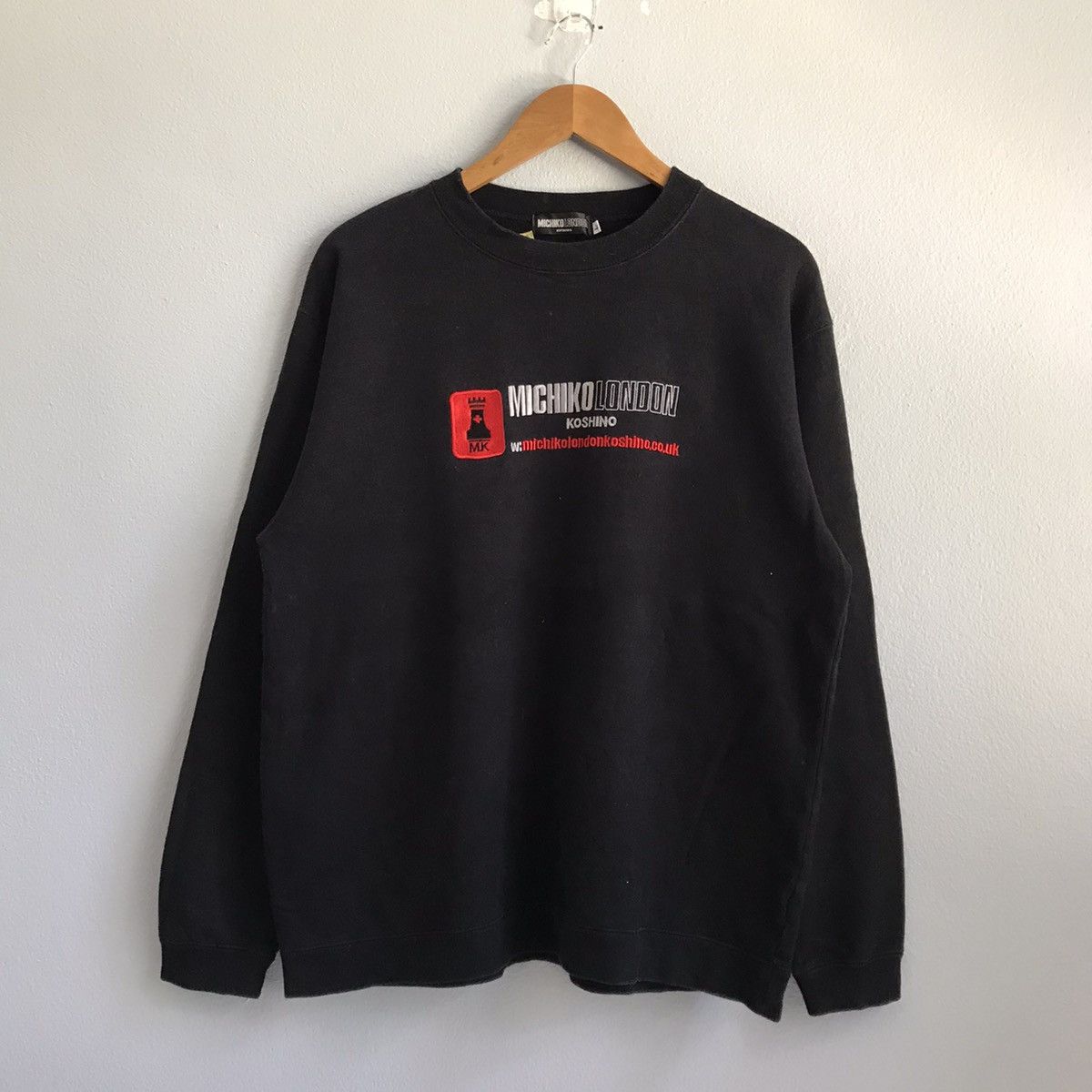 Michiko Koshino London Michiko Koshino London embroidered black sweatshirt Size US L / EU 52-54 / 3 - 1 Thumbnail