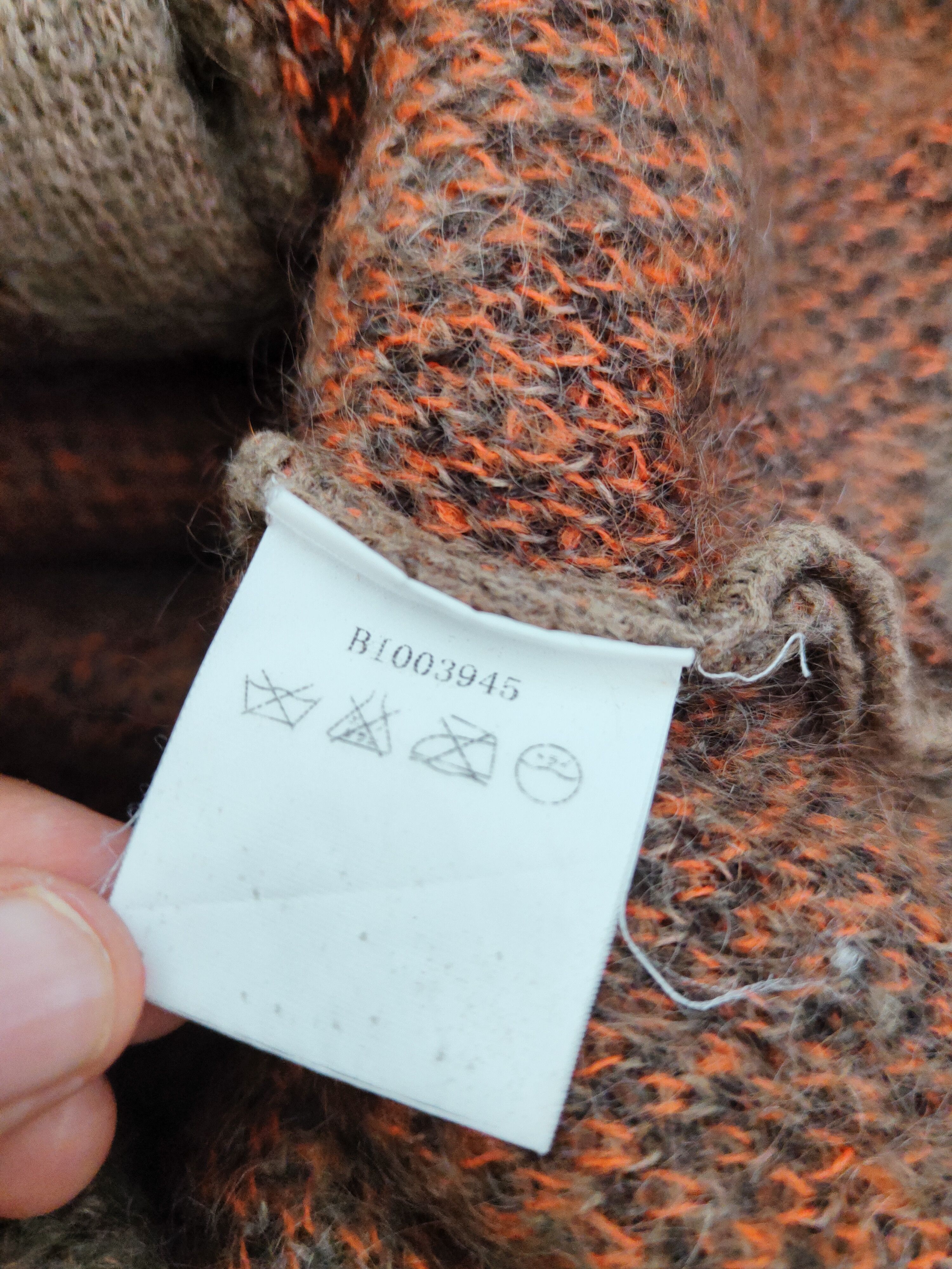 Japanese Brand World Wide Love! Brown Knitwear Cardigan #W819 Size M / US 6-8 / IT 42-44 - 12 Thumbnail