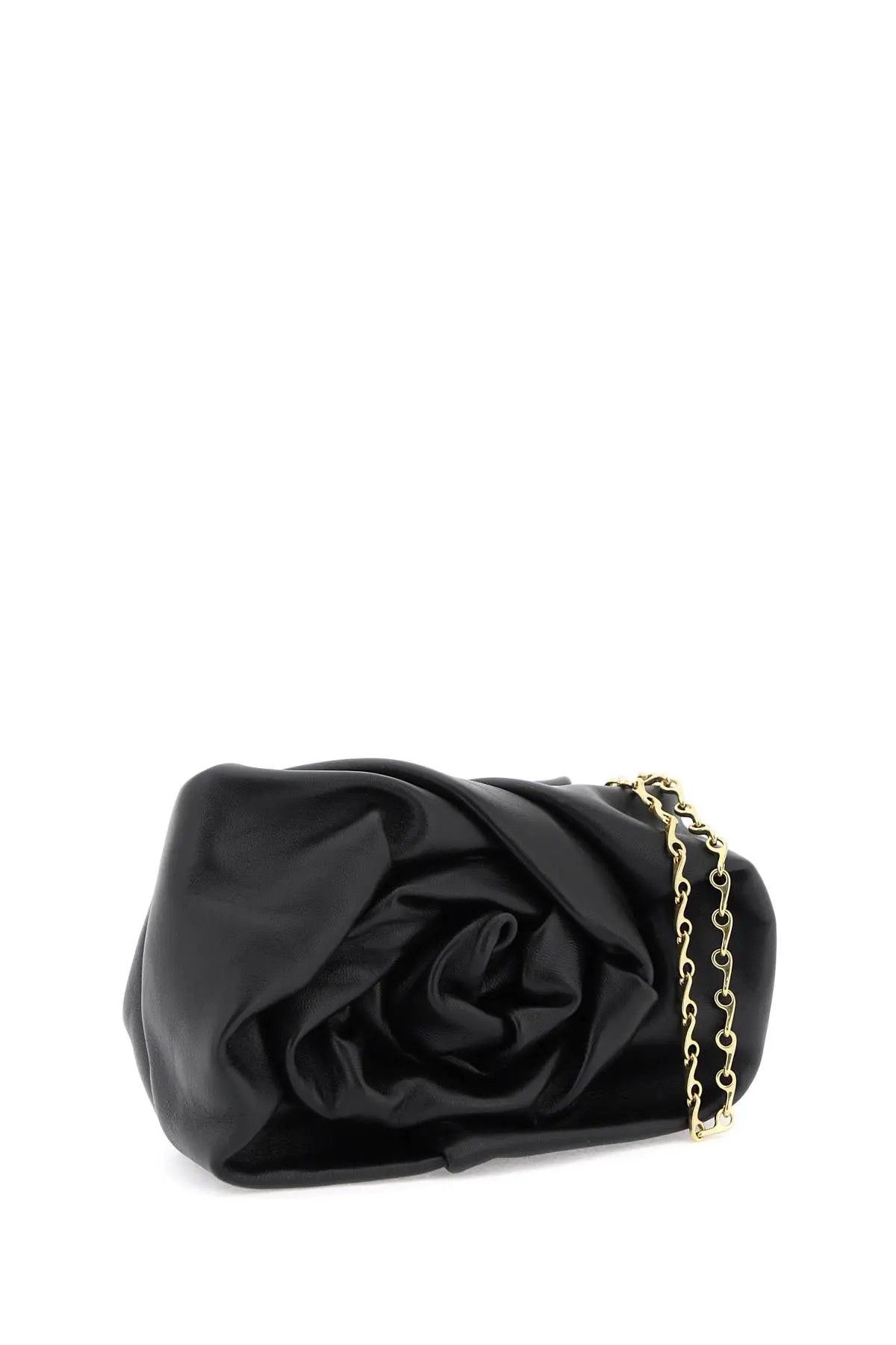 image of Burberry O1S22I1N1223 Rose Mini Crossbody Bag In Black, Women's