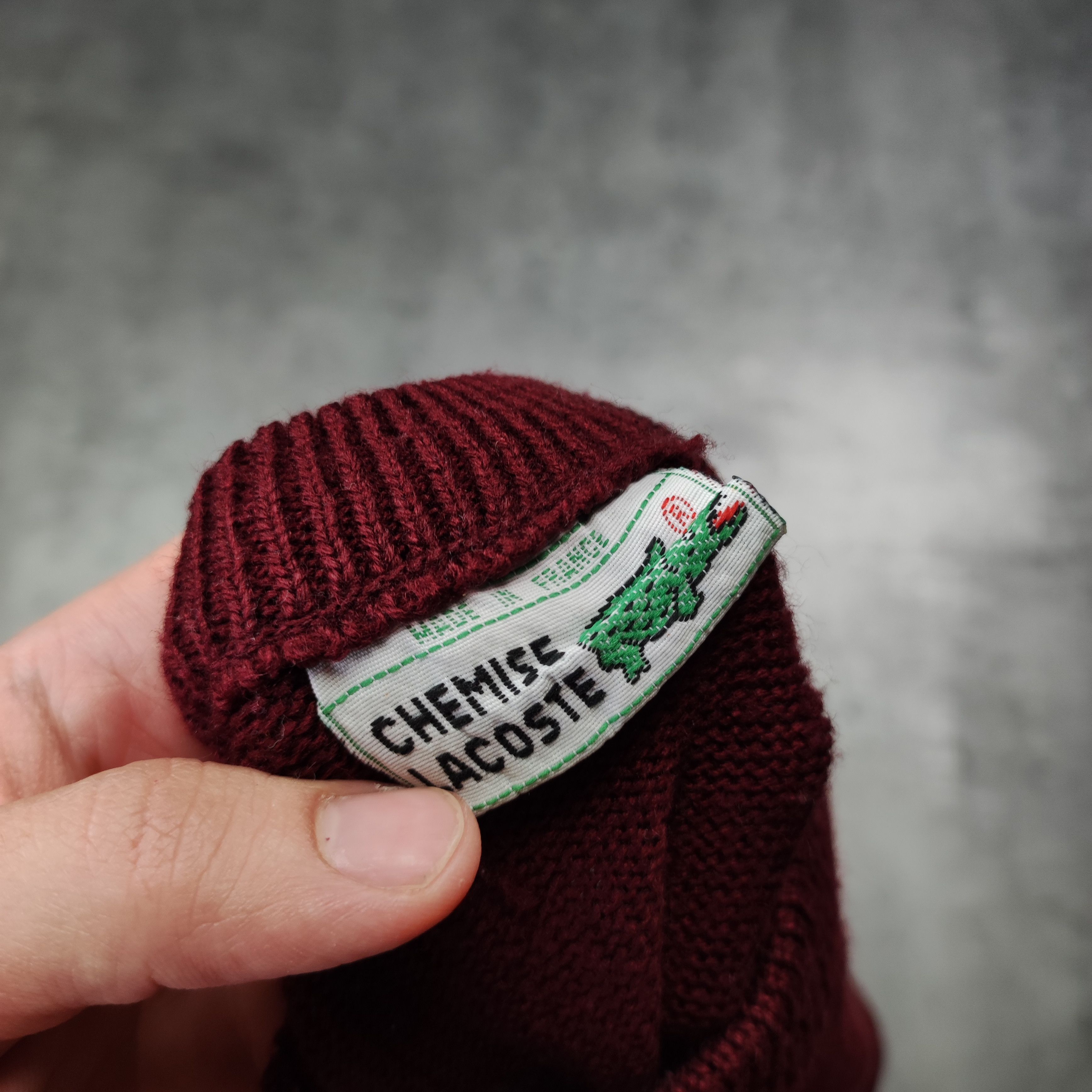 Lacoste × Vintage RARE Vintage Lacoste France 80s Golf Graphic Sweater Size US L / EU 52-54 / 3 - 7 Thumbnail