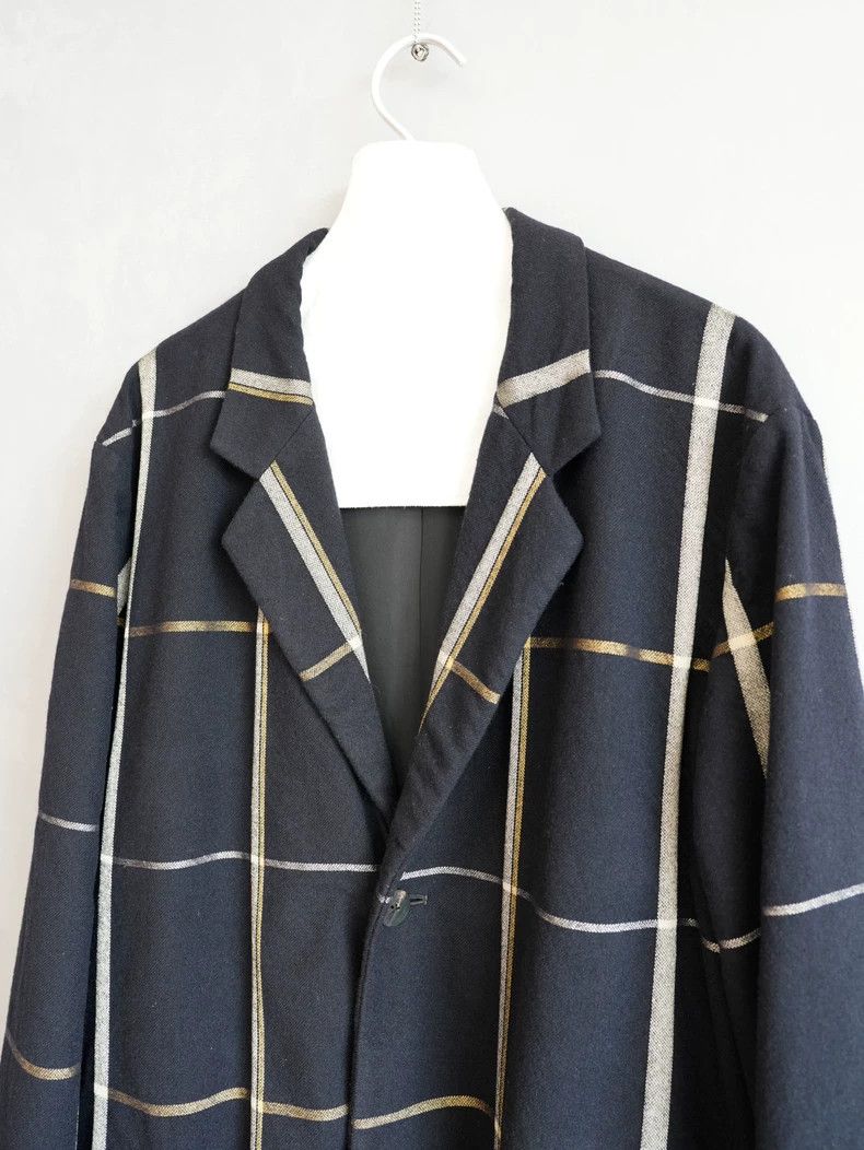 Yohji Yamamoto Yohji Yamamoto00AW Knitted Yellow Silver Thread Jacket 2503 Size US L / EU 52-54 / 3 - 3 Thumbnail