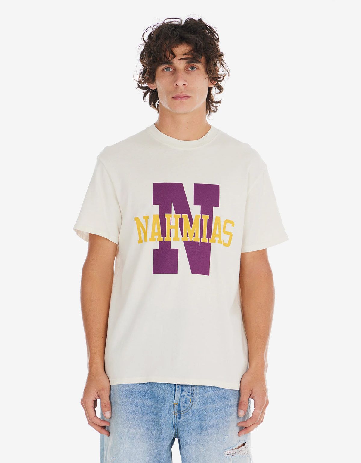 Nahmias Nahmias White Teams T-Shirt Size US XL / EU 56 / 4 - 1 Thumbnail