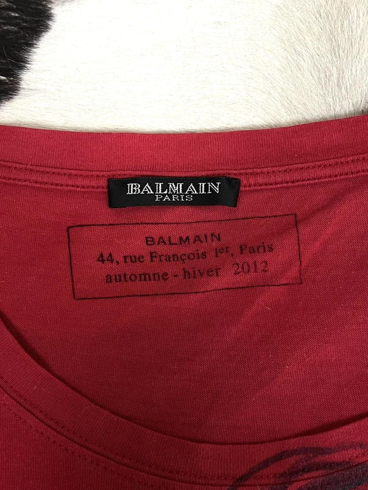 Balmain Balmain FW12 Double Headed Eagle Shirt Size US XL / EU 56 / 4 - 4 Thumbnail
