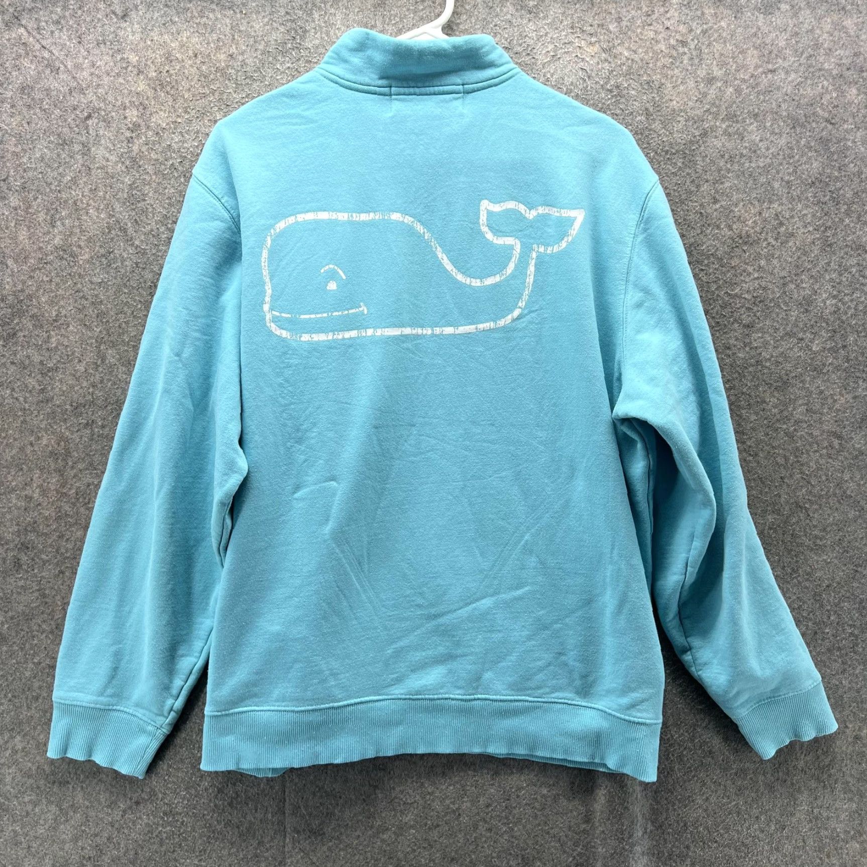 Vineyard Vines Vineyard Vines Sweatshirt Mens Large Blue 1/4 Zip Whale Logo Pullover Fleece Size US L / EU 52-54 / 3 - 2 Thumbnail