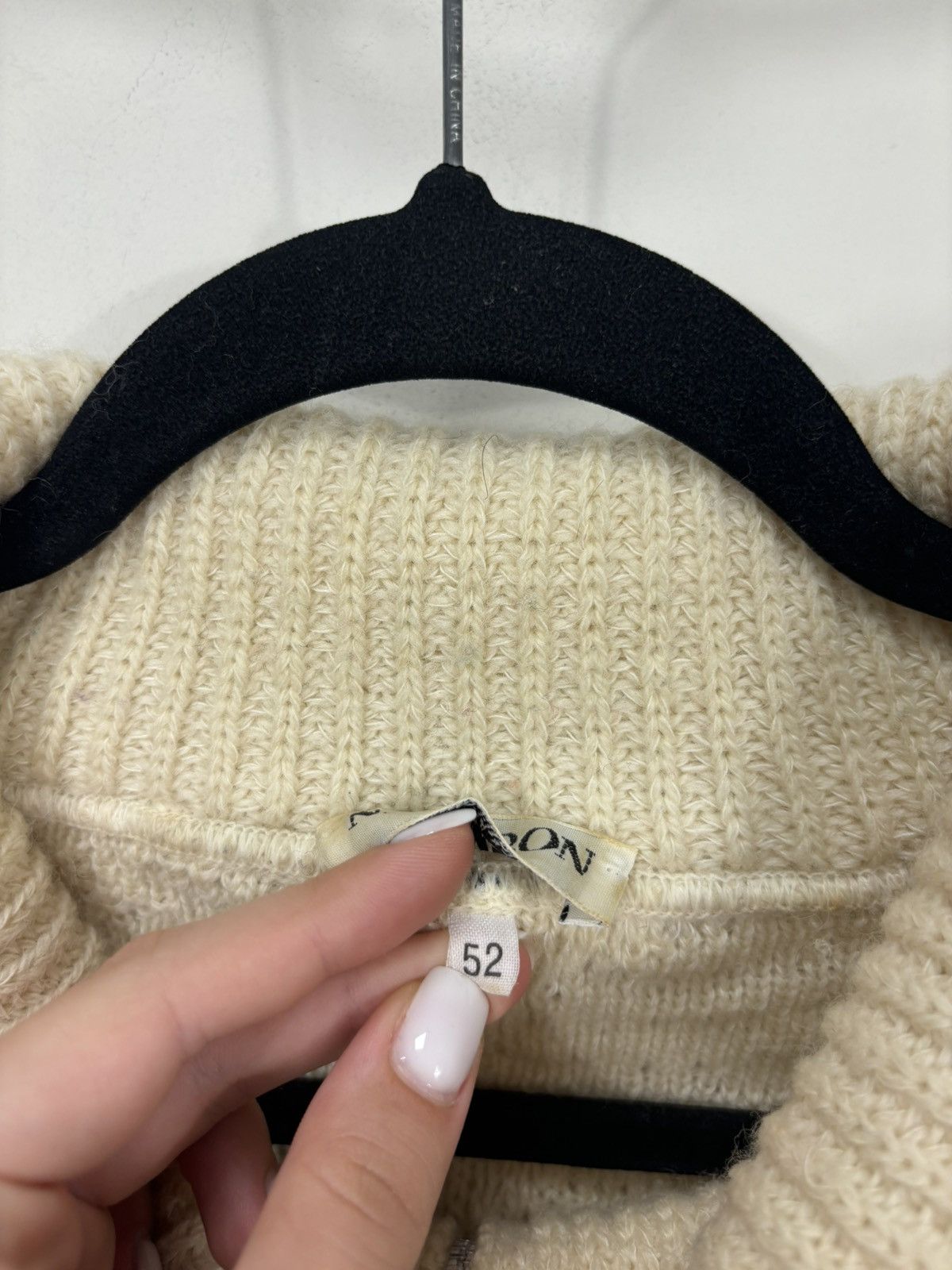 Other Vintage Nani Bon Men’s Wave Knit Wool Turtleneck Zip Sweater Size US L / EU 52-54 / 3 - 13 Thumbnail