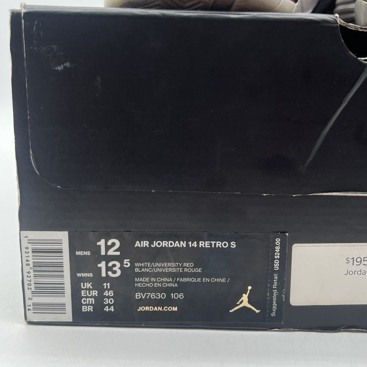 Jordan Brand Supreme x air Jordan 14 white Size US 12 / EU 45 - 6 Thumbnail