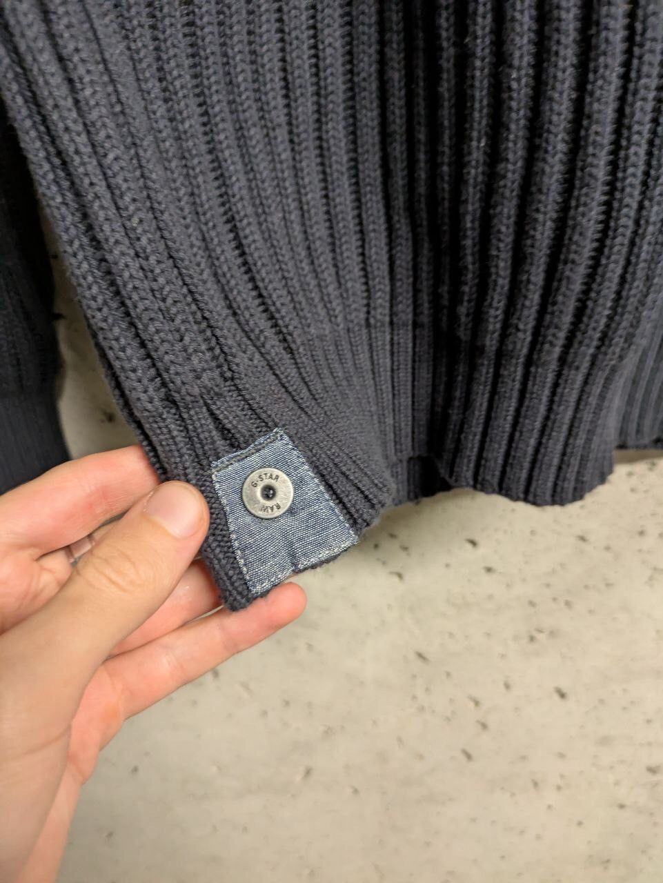 G-Star × Vintage G star raw ribbed sweater Size US M / EU 48-50 / 2 - 4 Thumbnail