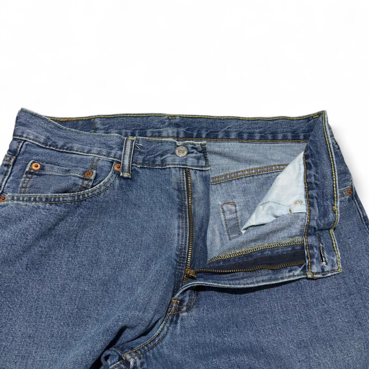 Levi's Levi's 550 Midwash Blue Relaxed Baggy Denim Jeans Size US 33 - 2 Thumbnail