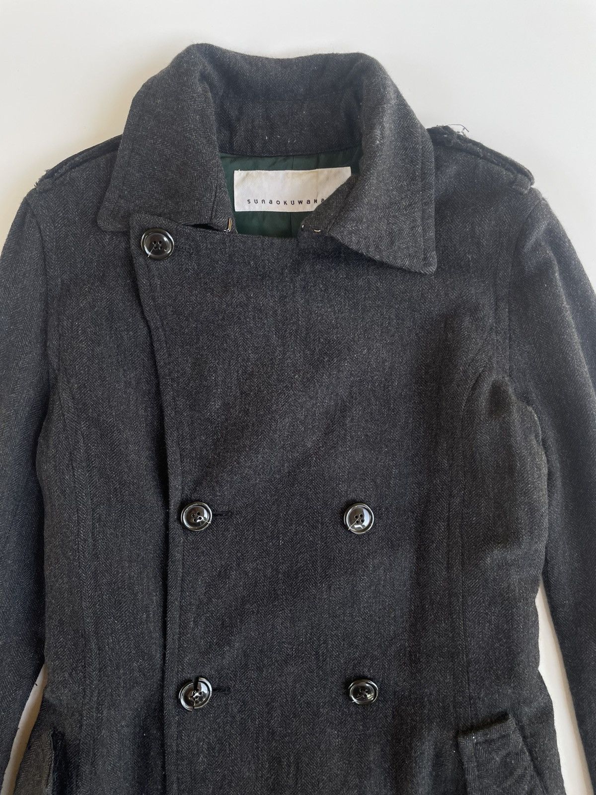 Other Vintage Sunaokuwahara By Issey Miyake Double Breasted Wool Size US M / EU 48-50 / 2 - 6 Thumbnail