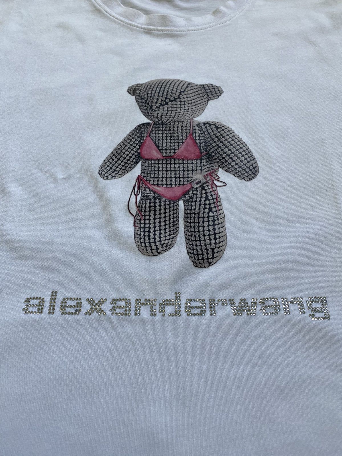 Alexander Wang Alexander Wang Bikini Bear Rhinestone Shirt Size US M / EU 48-50 / 2 - 3 Thumbnail