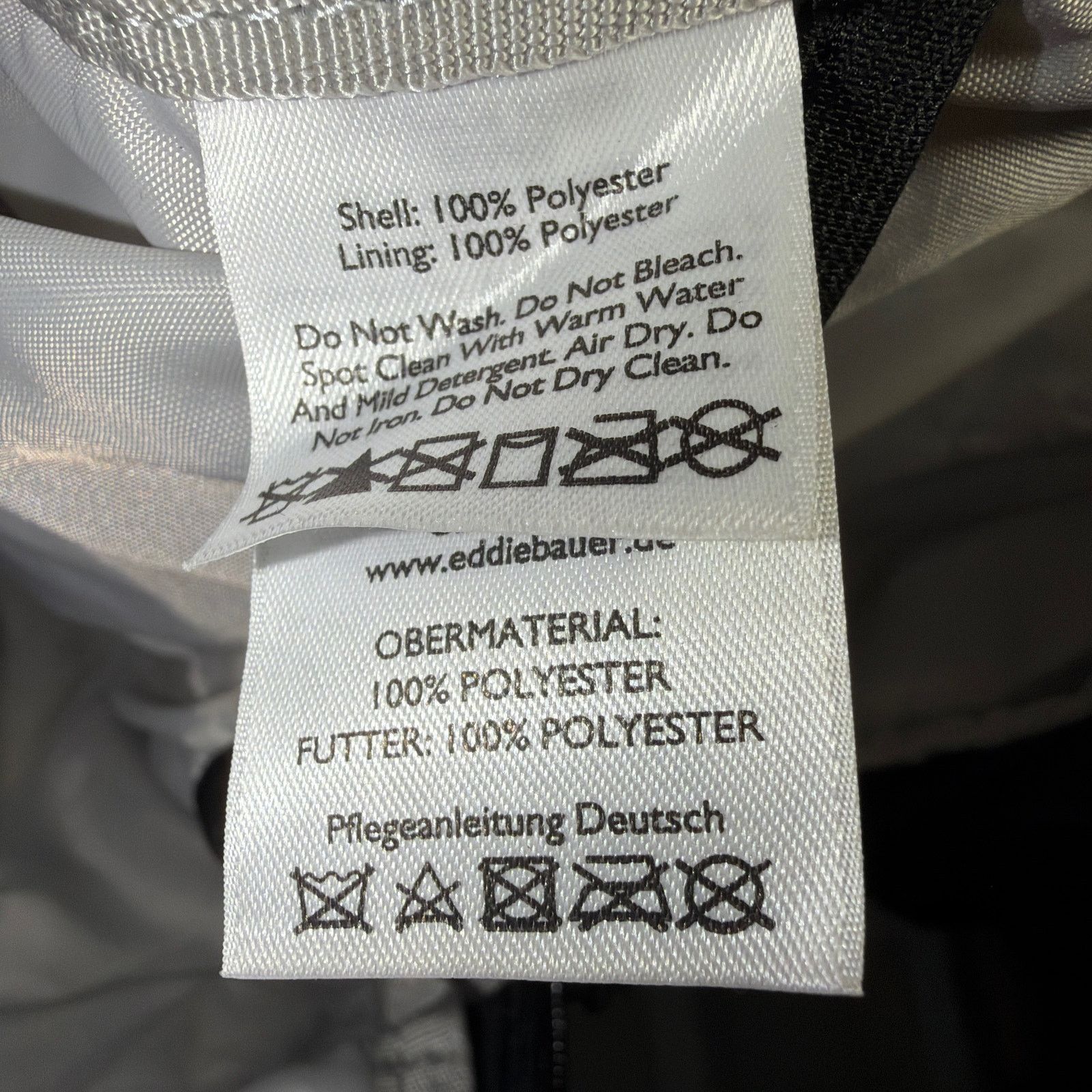 Eddie Bauer Eddie Bauer Stowaway 10L Packable Backpack Black/Gray Size ONE SIZE - 8 Thumbnail