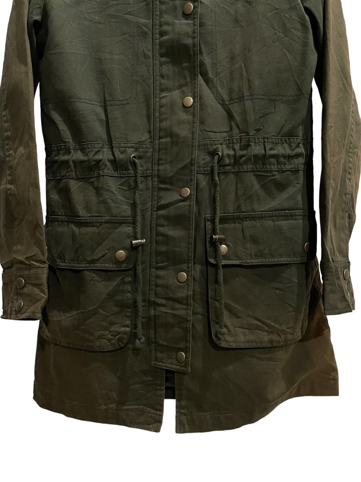 Japanese Brand × Le Grande Bleu (L.G.B.) Image Faded Two Tone Zip-up Hooded Punk Parka Jacket Size US S / EU 44-46 / 1 - 5 Thumbnail
