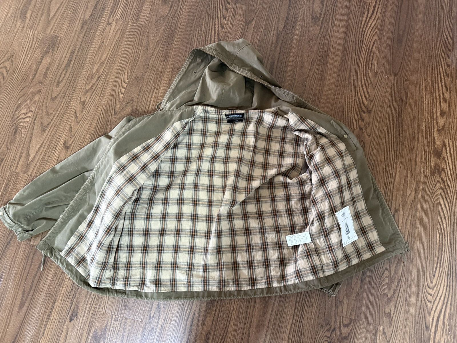 FrizmWORKS Olive Hooded Sailing Parka Size US XL / EU 56 / 4 - 3 Thumbnail