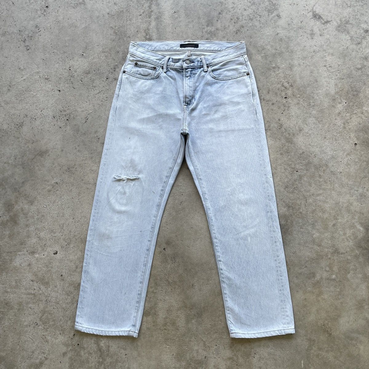 Japanese Brand W31💥 Vintage Japanese Light Wash Jeans Distressed Pants Size US 31 - 1 Thumbnail